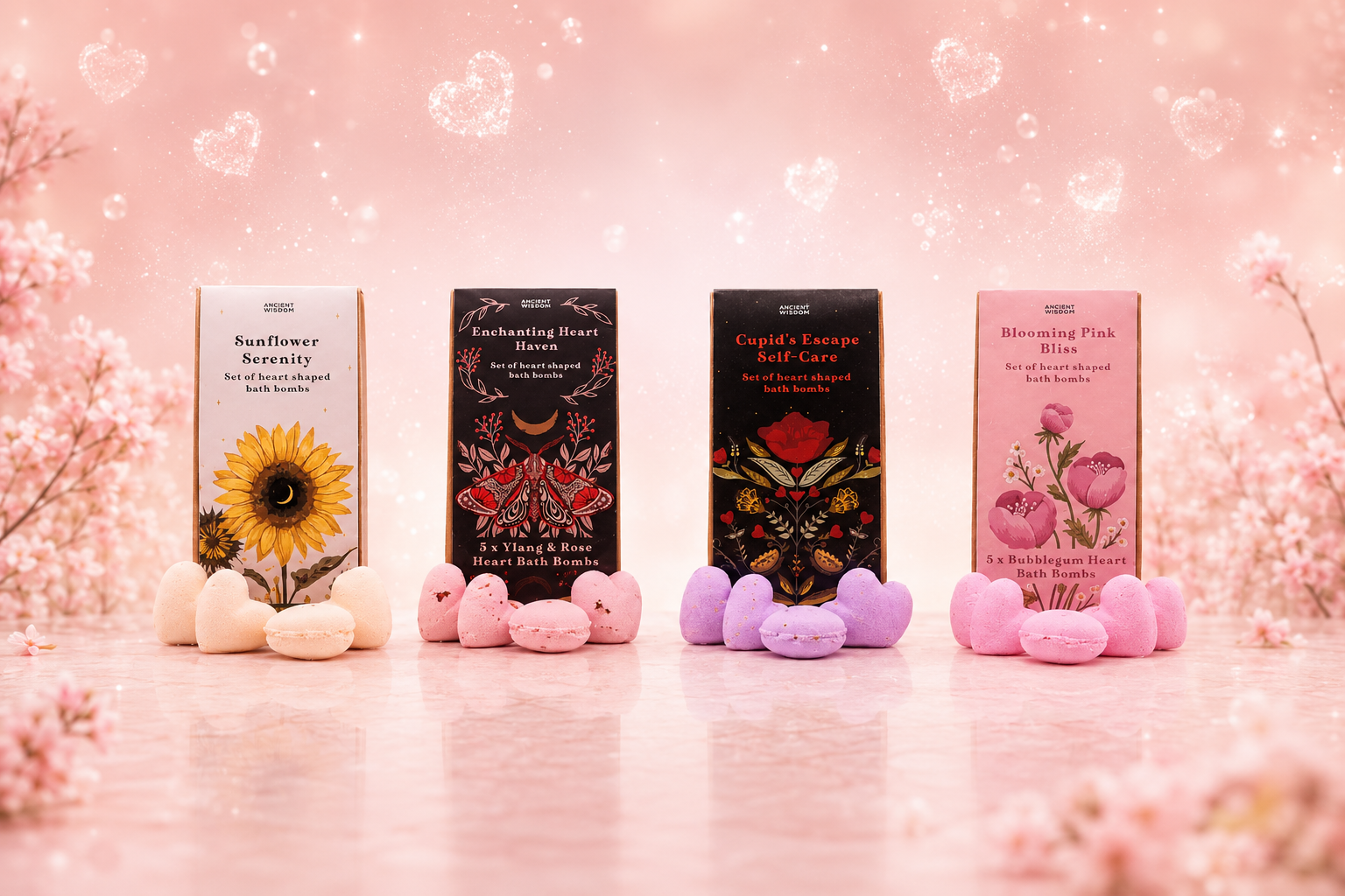 Bath Heart Gift Sets