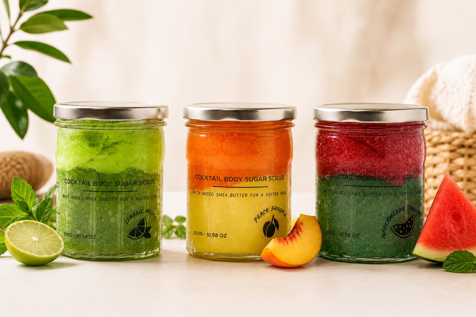 Fragranced Sugar Body Scrub