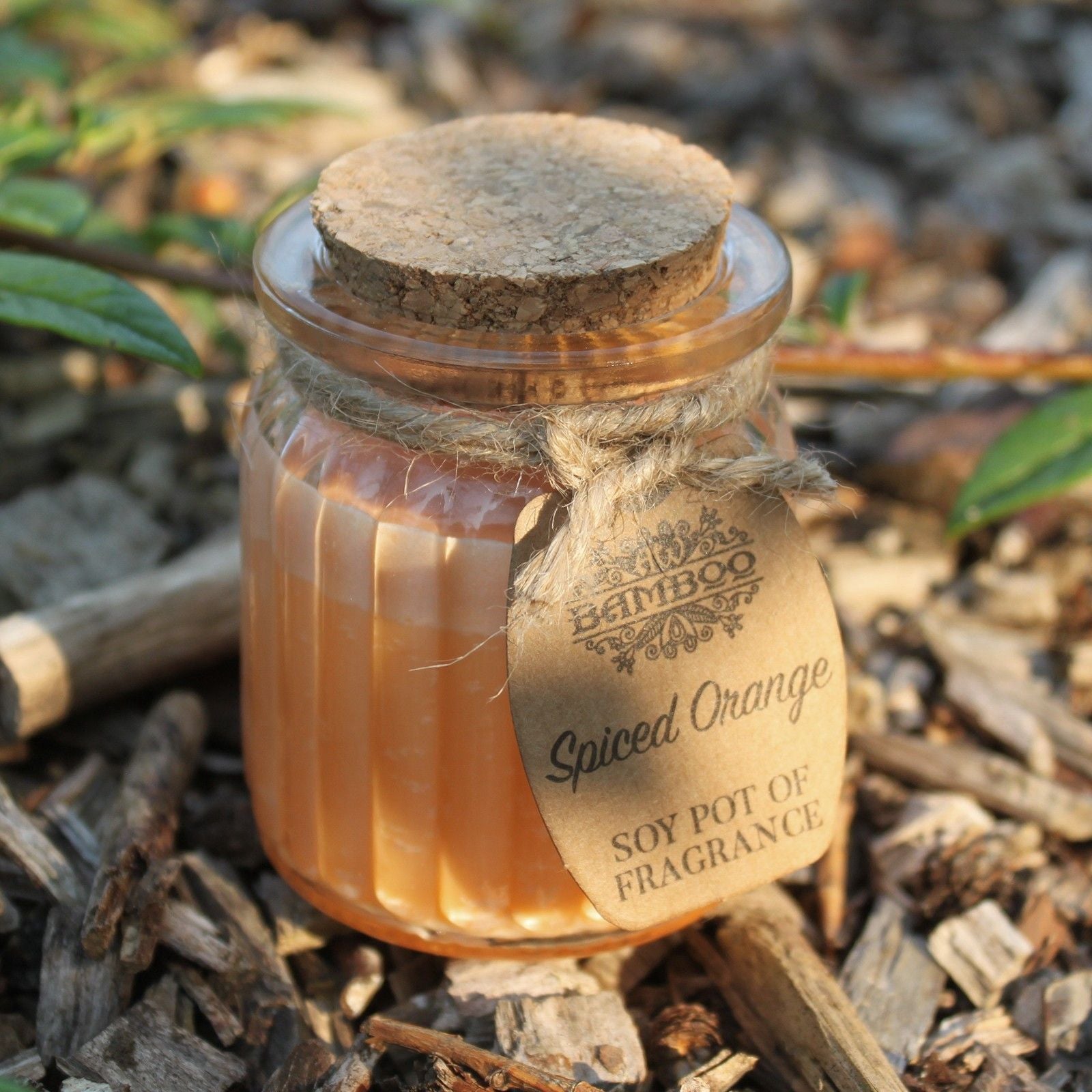Soy Fragrance Candle Pot – Spiced Orange