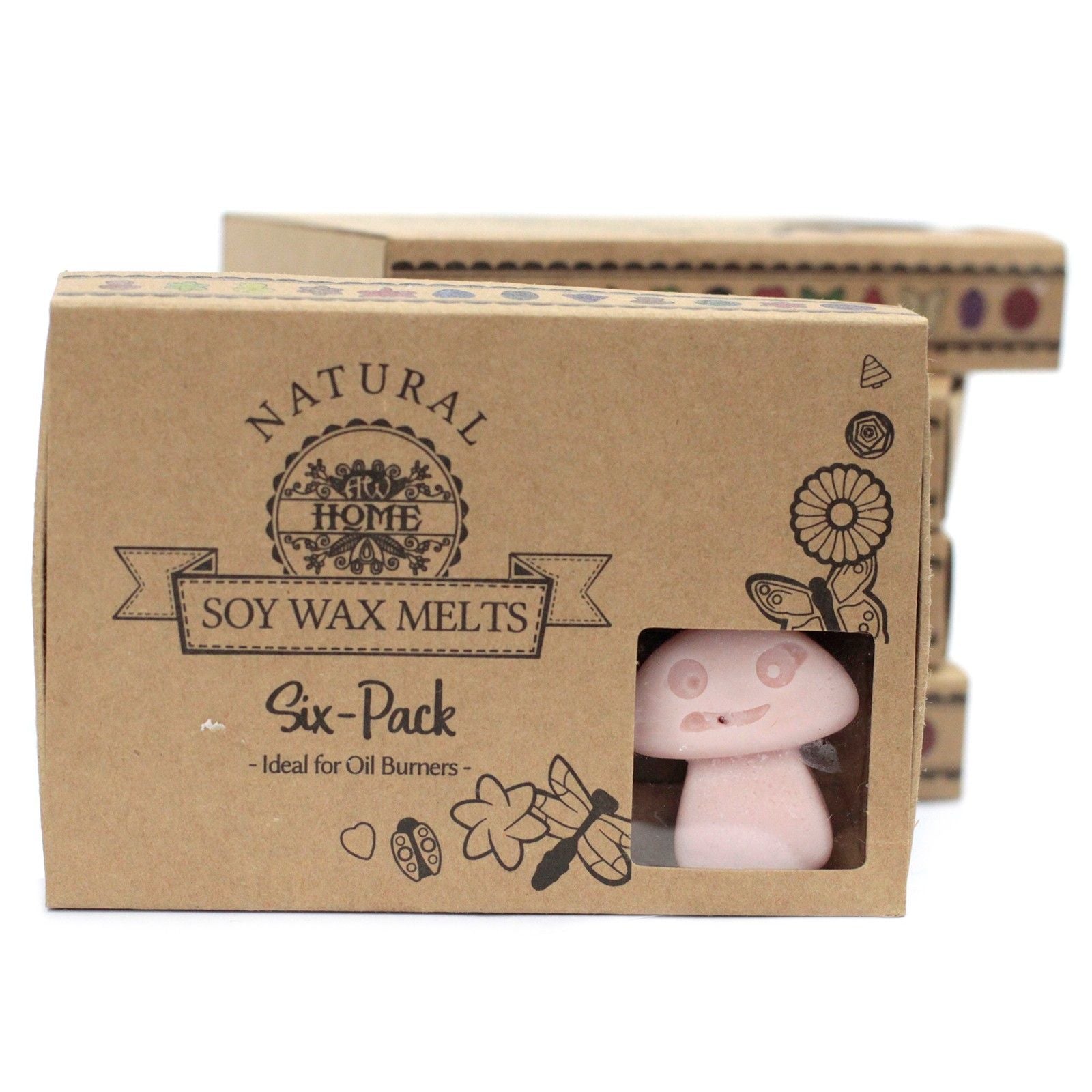 Box of 6 Wax Melt Mushrooms - Old Ginger
