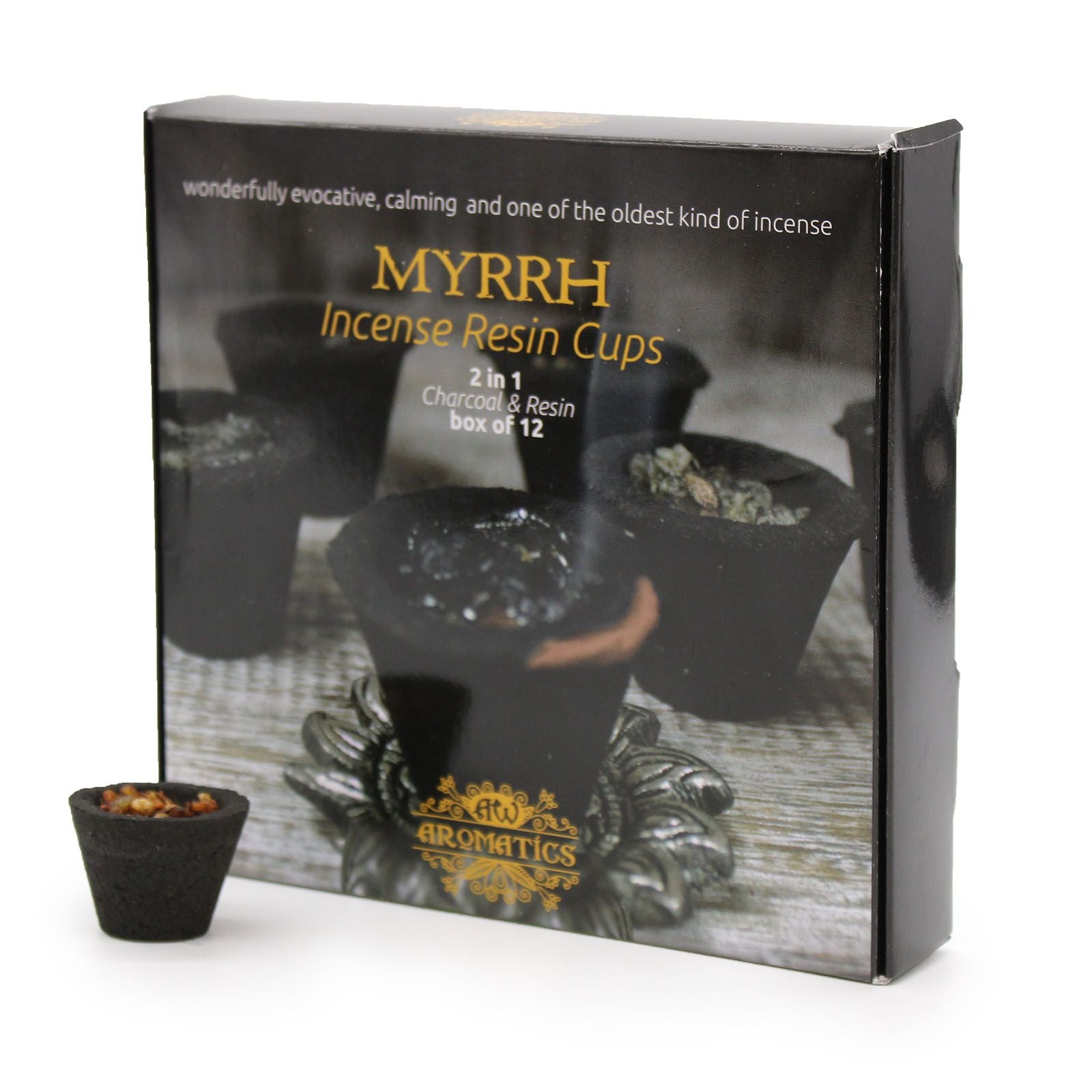 12 Resin Cups - Myrrh