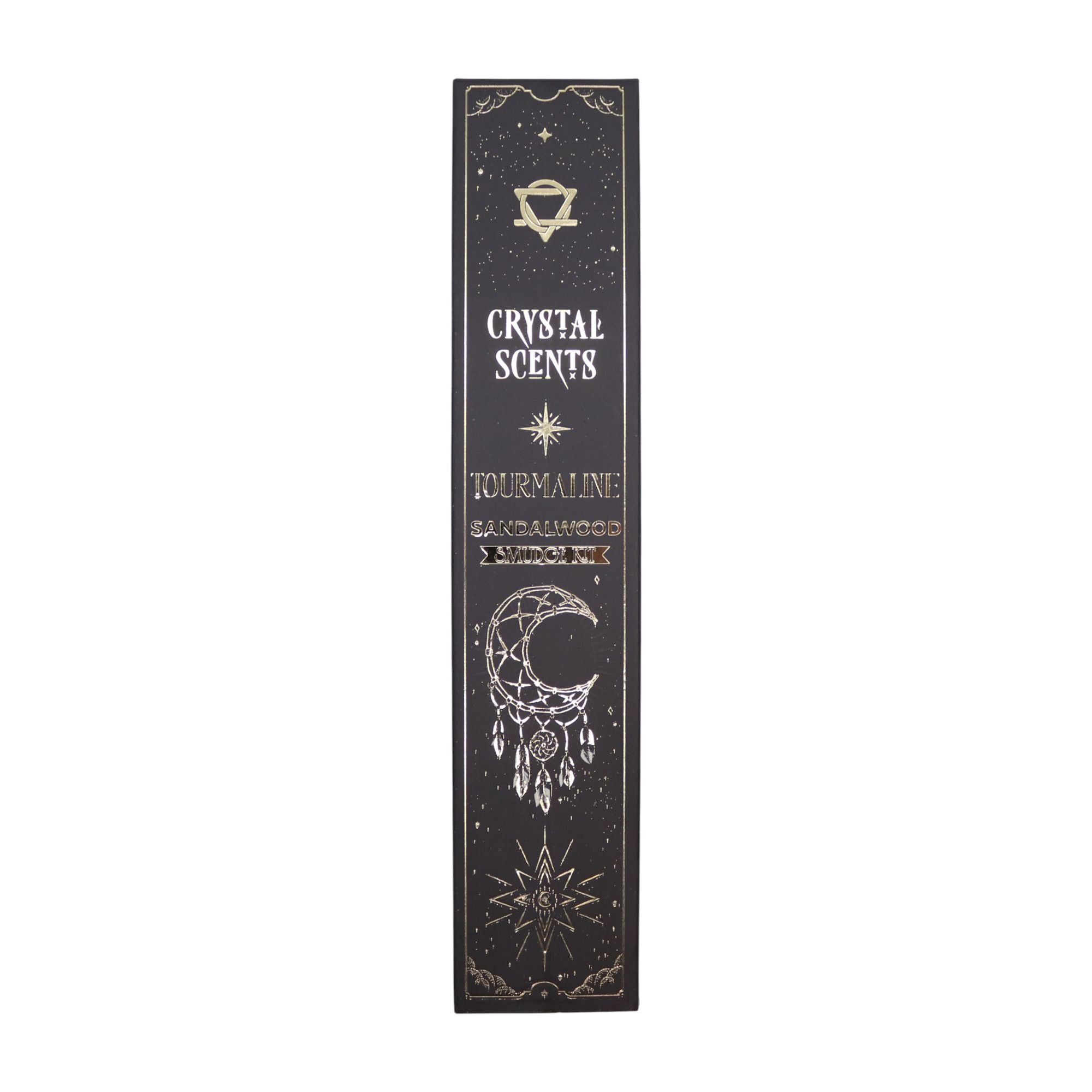 Crystal Scents Smudge Incense - Tourmaline - Sandalwood
