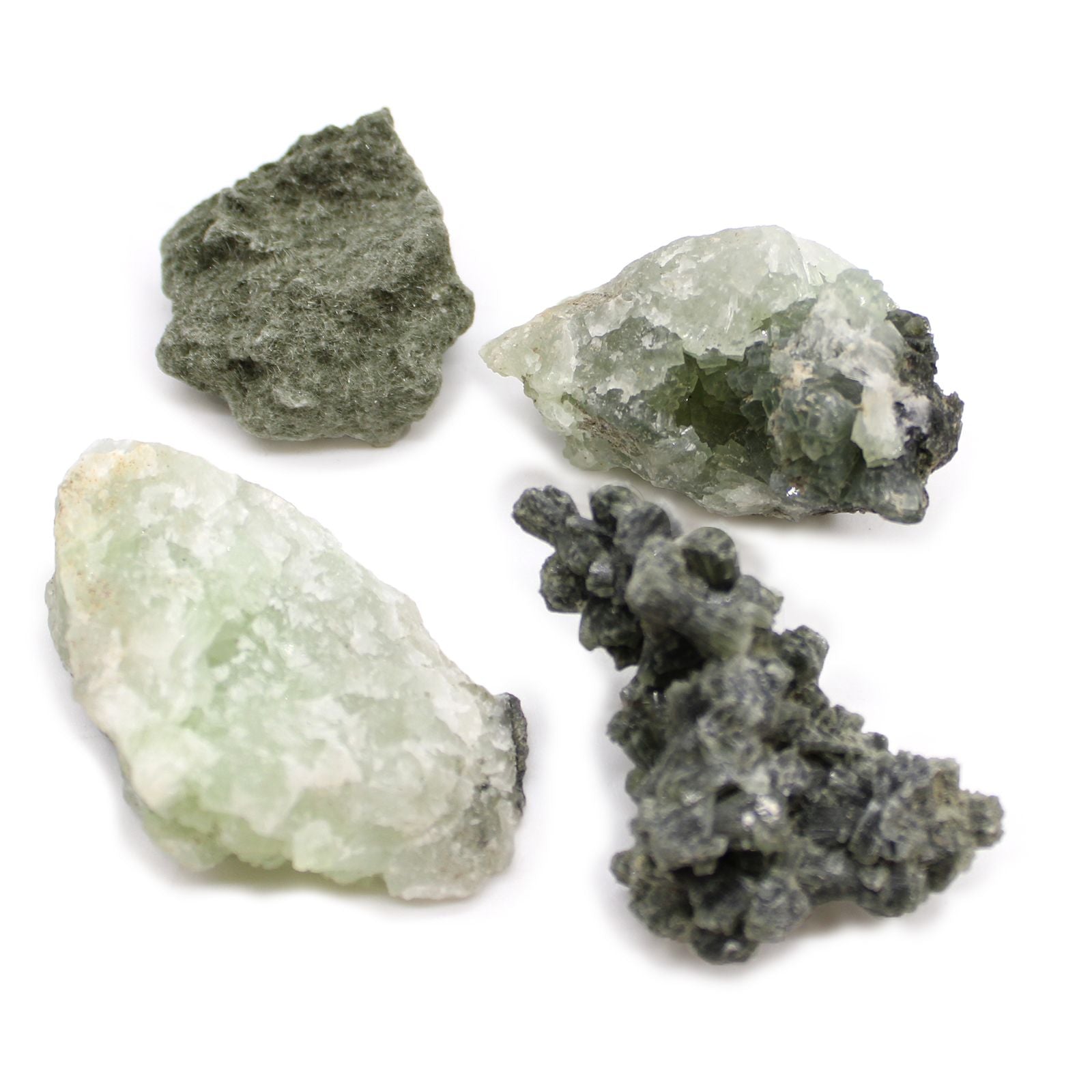 Mineral Specimens - Small Prehnite (Approx. 100 Pieces per Tray)