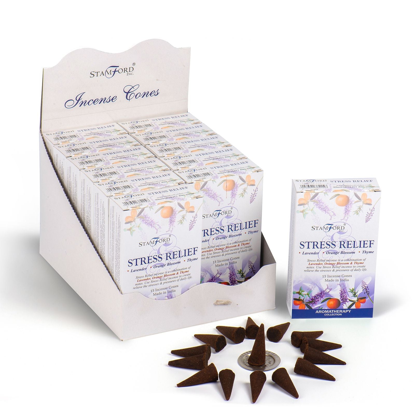 Stamford Incense Cones - Stress Relief