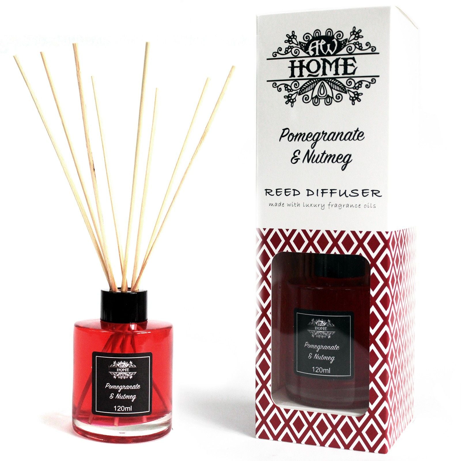 Reed Diffuser 120 ml – Pomegranate & Nutmeg
