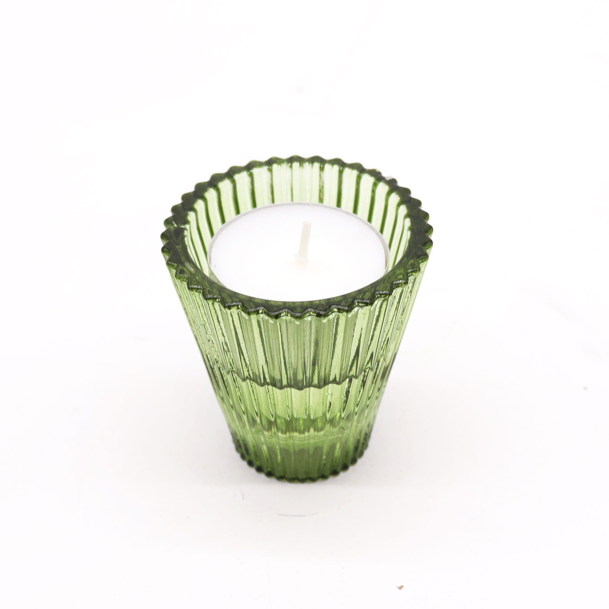 Flip Dinner Candle Tealight Holder Set of 2 – Garden Jade