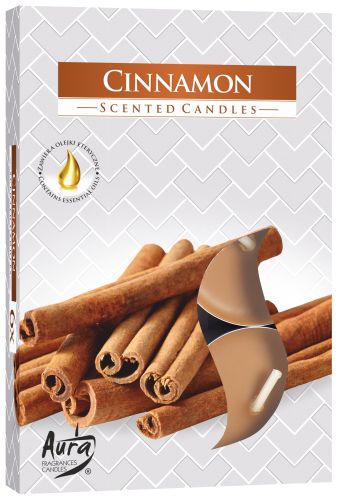 Scented Tealight Candle – Cinnamon (Pack of 6)