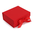 Flat Pack Gift Box - Medium Square - Red