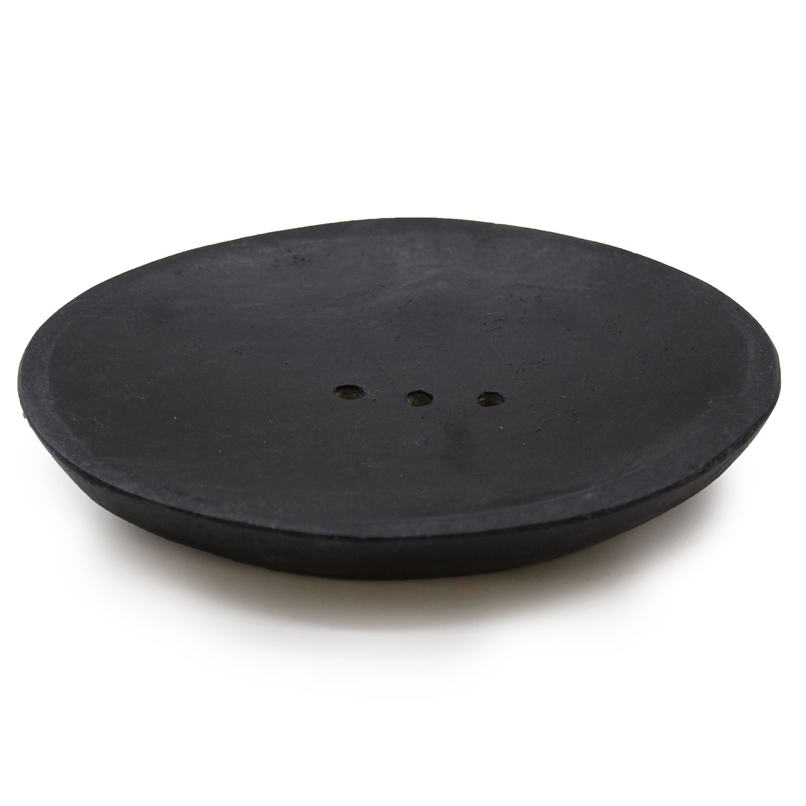Marble/Riverstone – Black Oval Soap Dish
