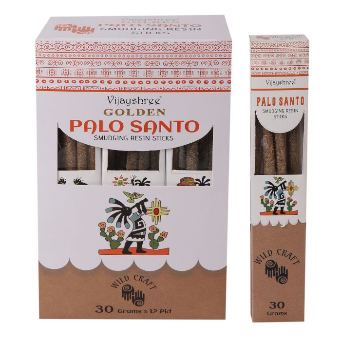 Golden Palo Santo Smudging Resin Sticks 30g (6s)