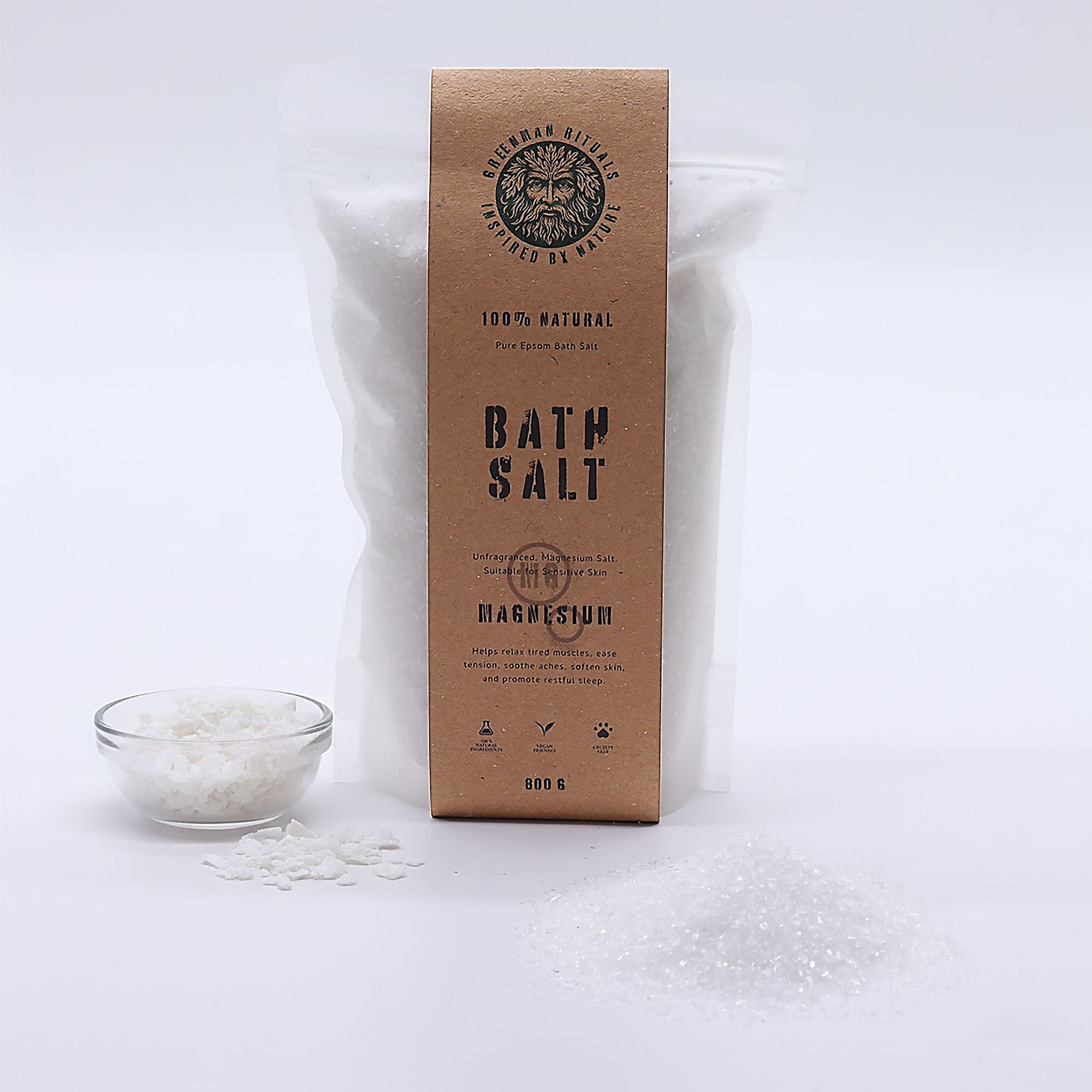 Greenman Rituals Epsom Bath Salt Magnesium – Pure Formula