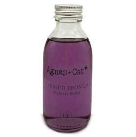Agnes + Cat Reed Diffuser Refill 140 ml – Pressed Peonies