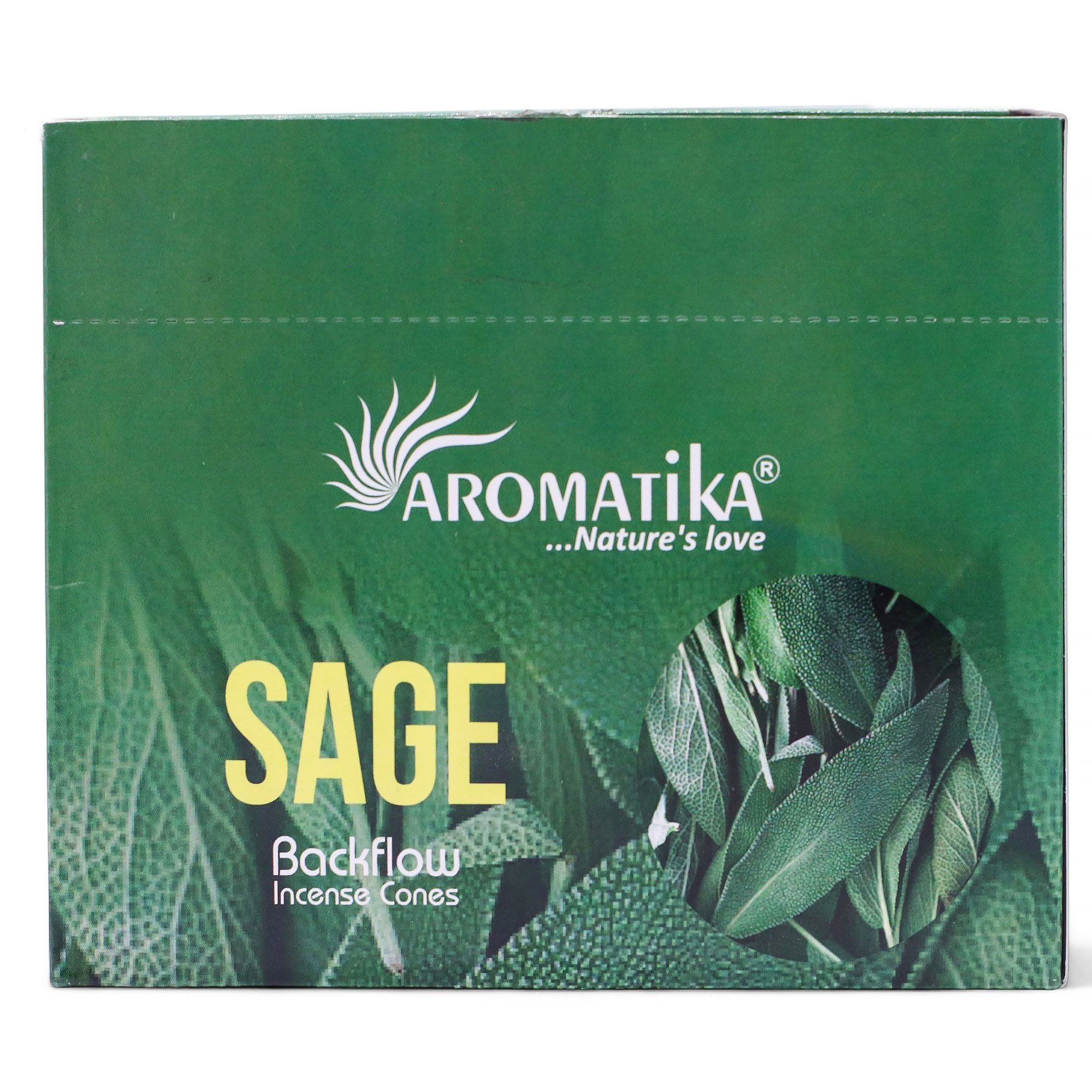 Masala Backflow Incense Cones - Sage