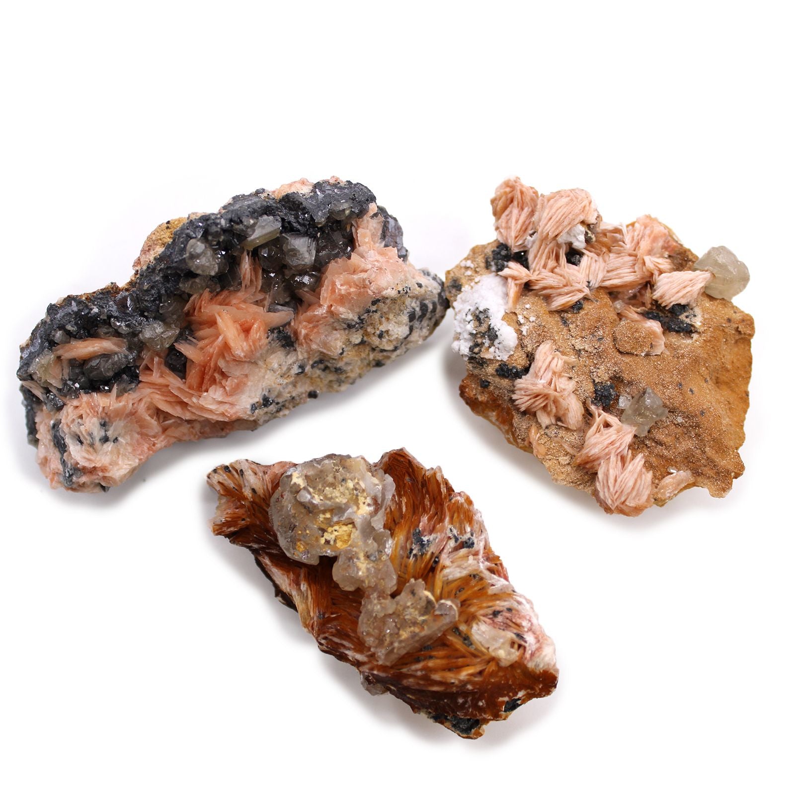 Mineral Specimens - Barite Sericite (Approx. 60 Pieces per Tray)