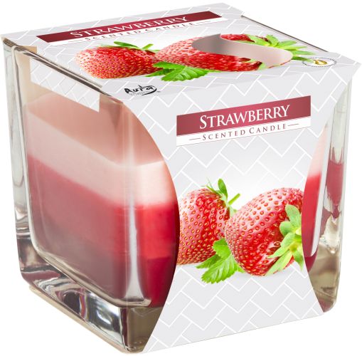 Rainbow Jar Candle -  Strawberry