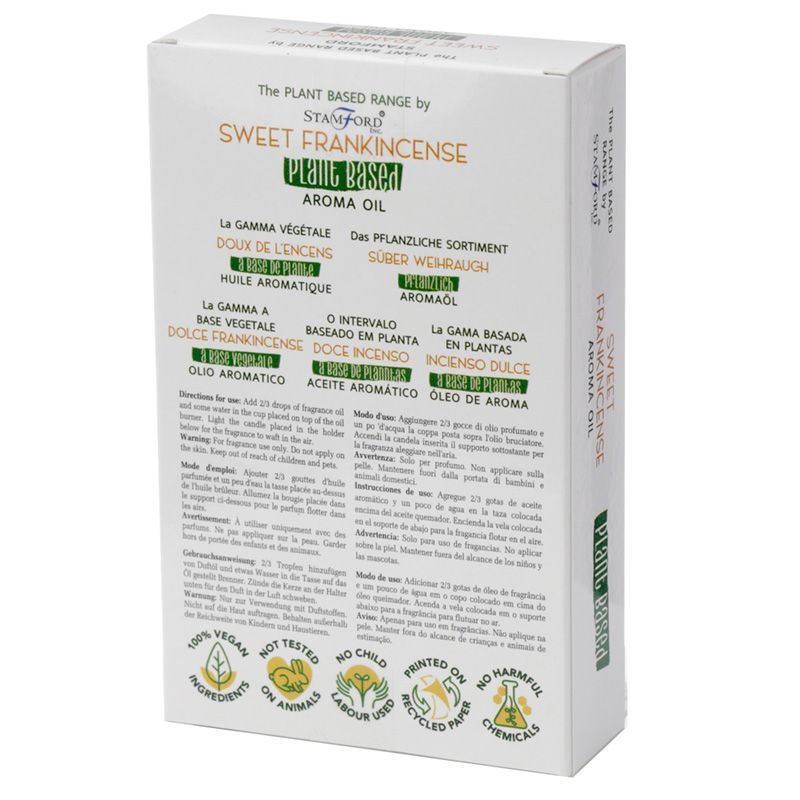 Plant Based Aroma Oil 10ml - Sweet Frankincense