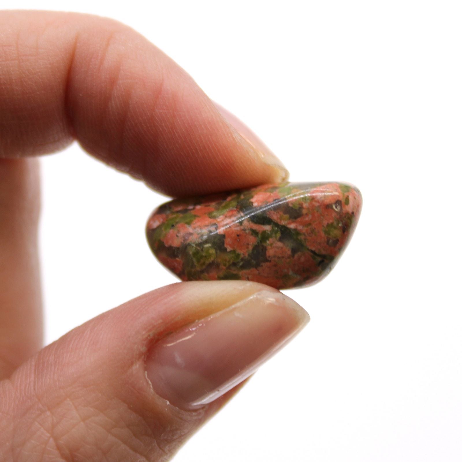 African Tumble Stone x24 - Small - Unakite