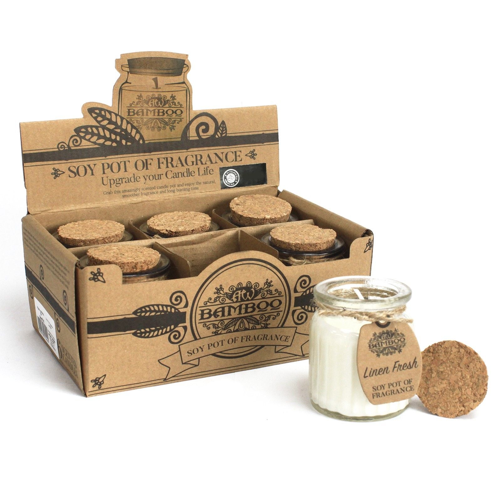 Soy Fragrance Candle Pot – Linen Fresh