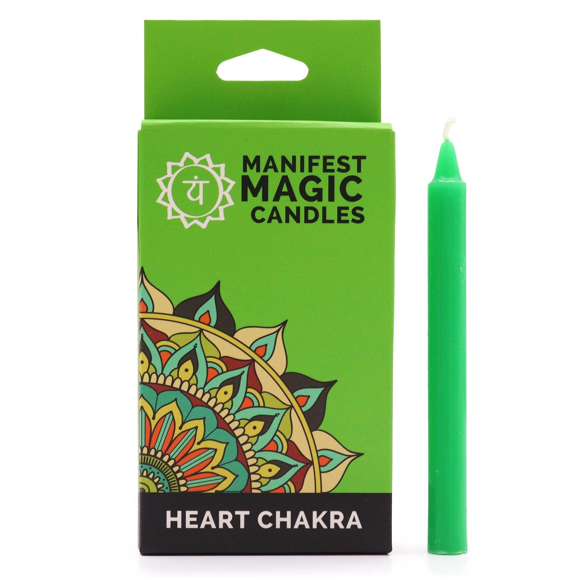 Manifest Magic Candles 12 Pack – Heart Chakra