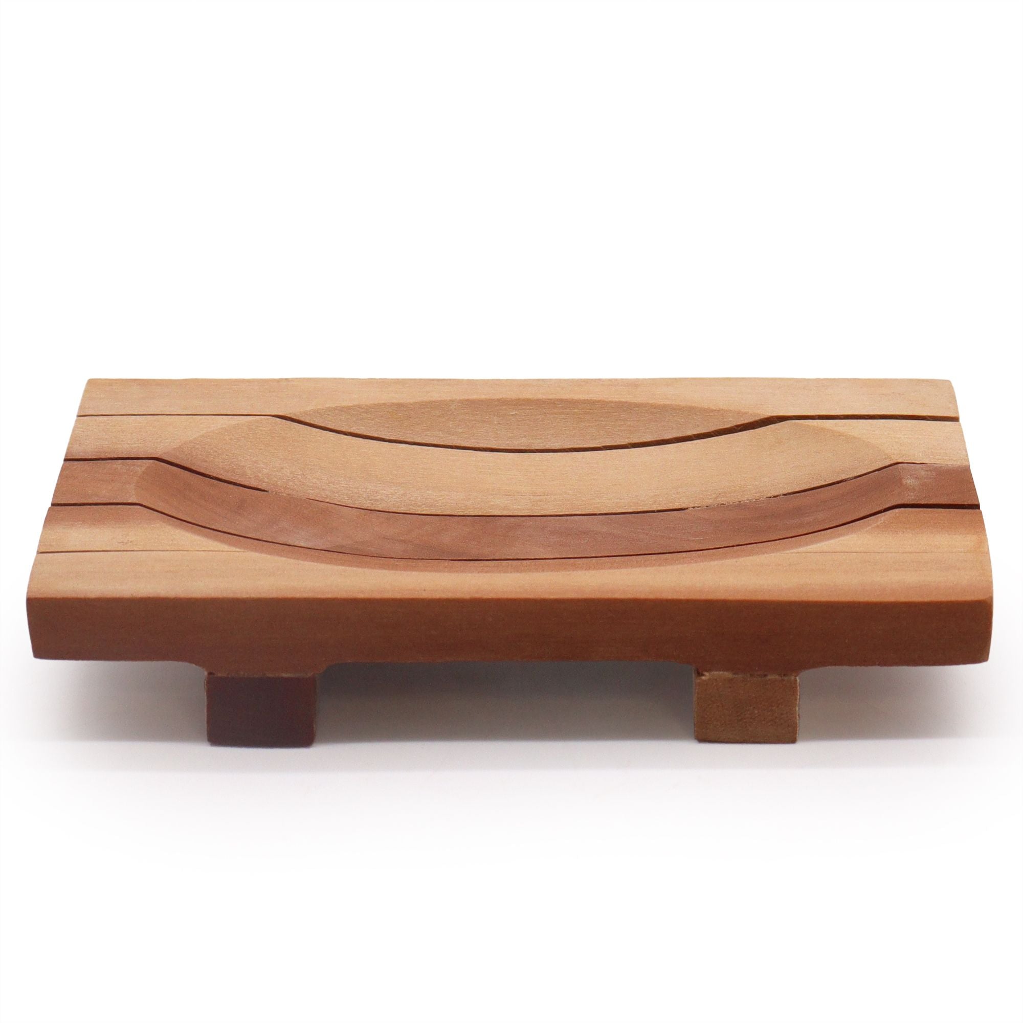 Mahogany Soap Dish - Grid Drainer