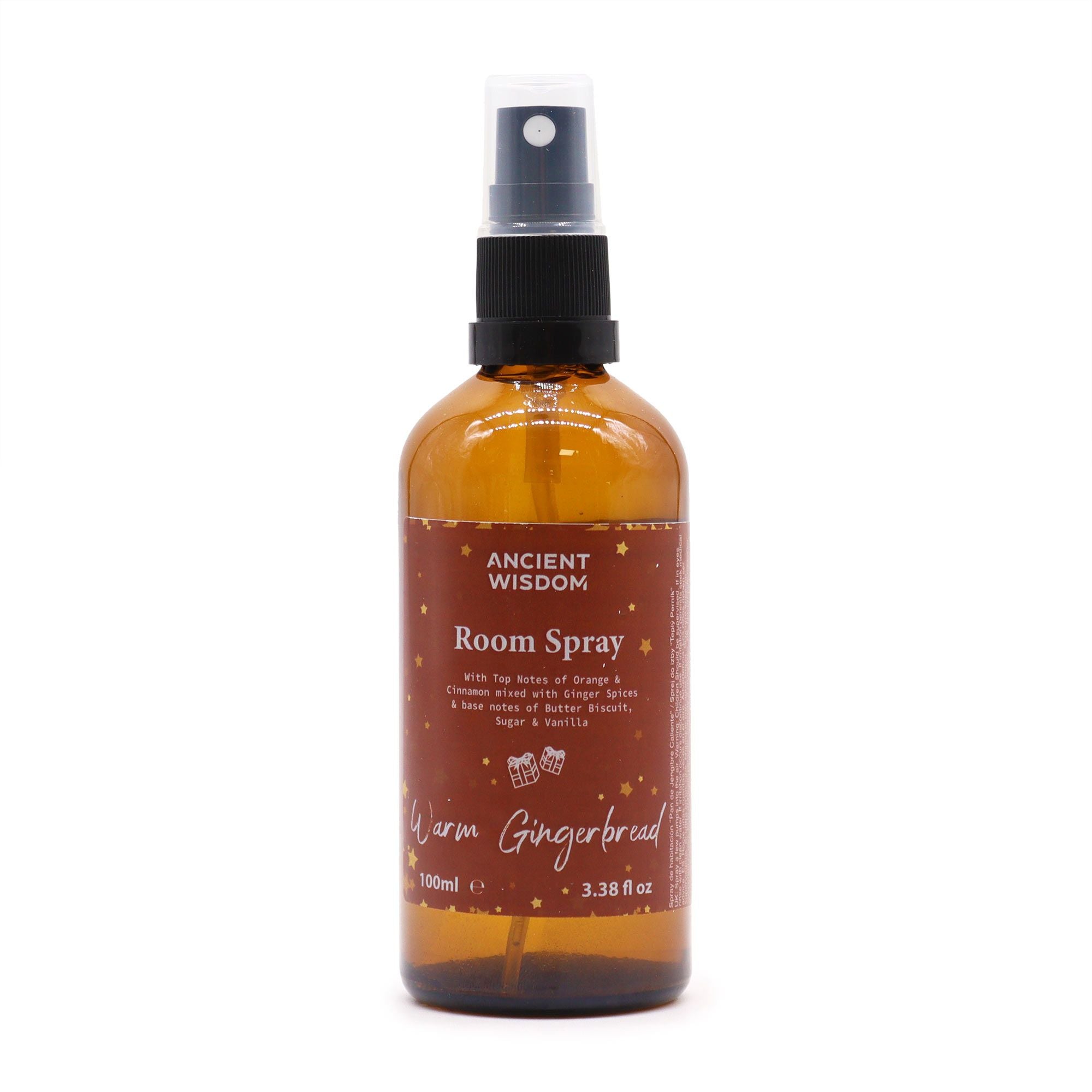 Festive Room Spray 100ml – Warm Gingerbread