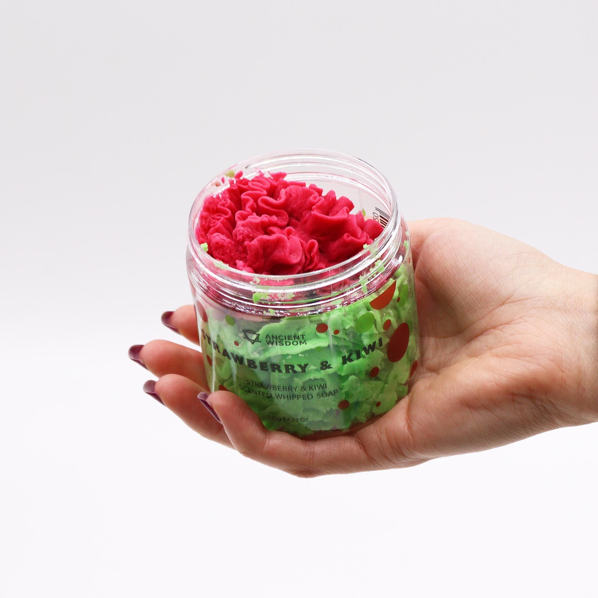 Whipped Soap 120g - Strawberry & Kiwi