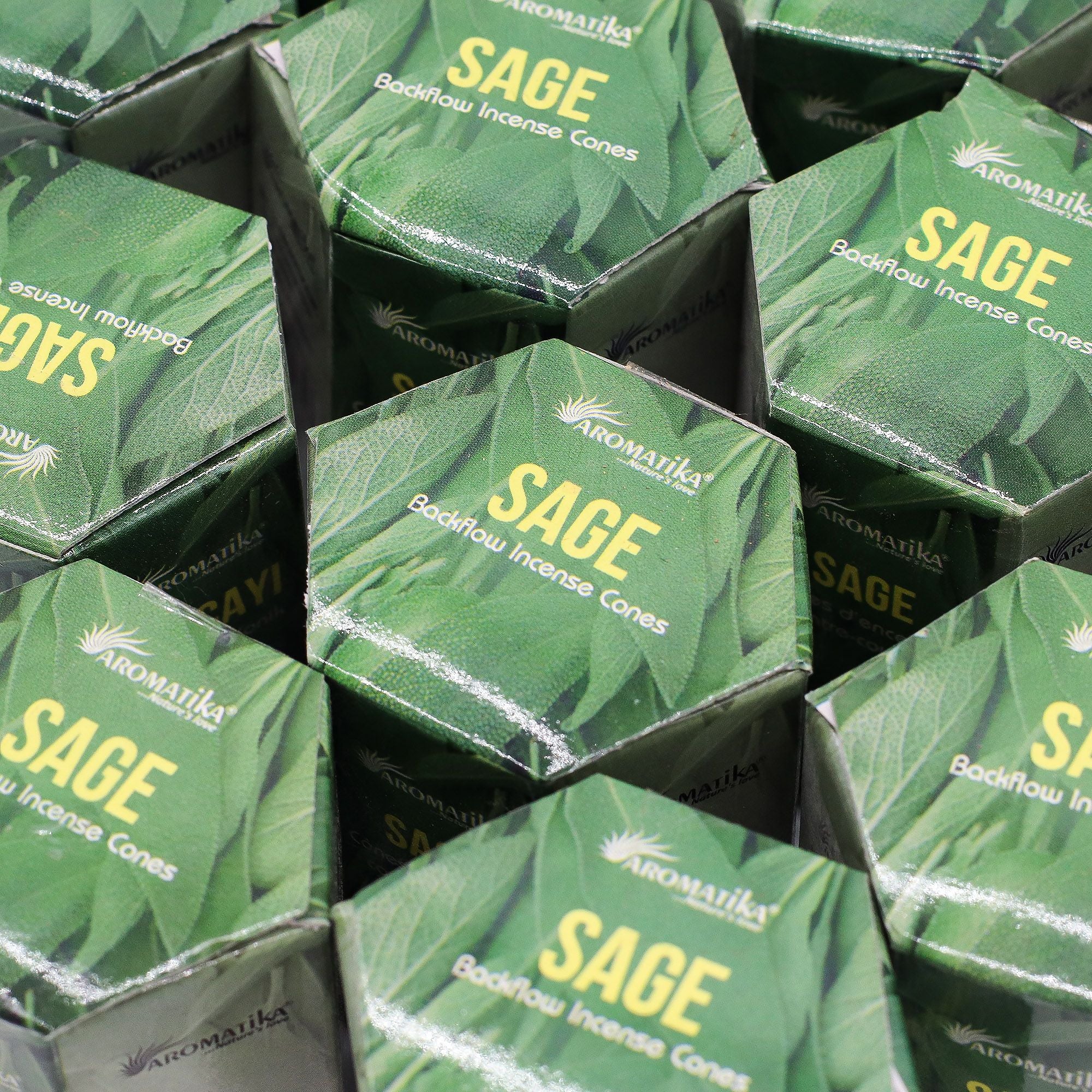 Masala Backflow Incense Cones - Sage