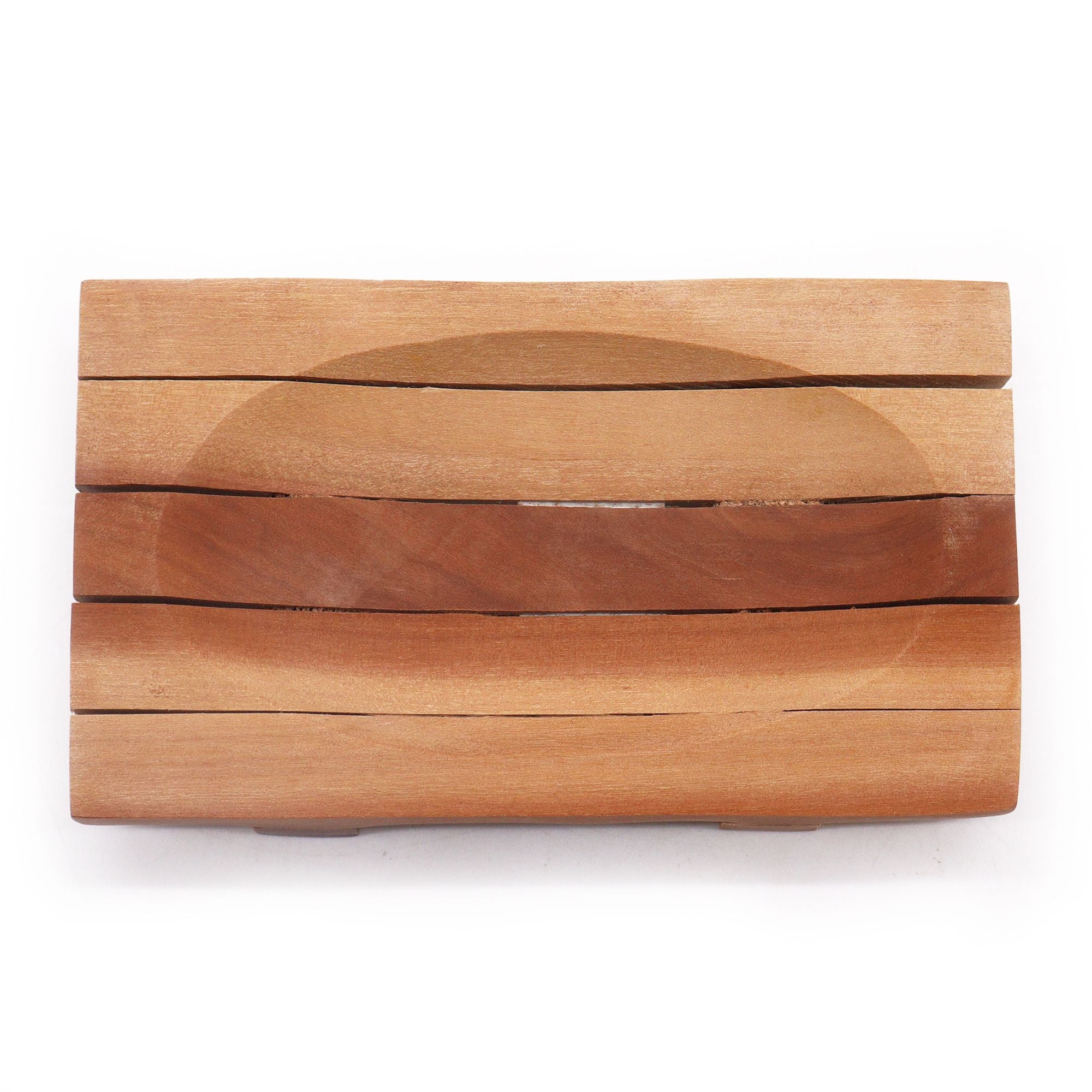 Mahogany Soap Dish - Grid Drainer