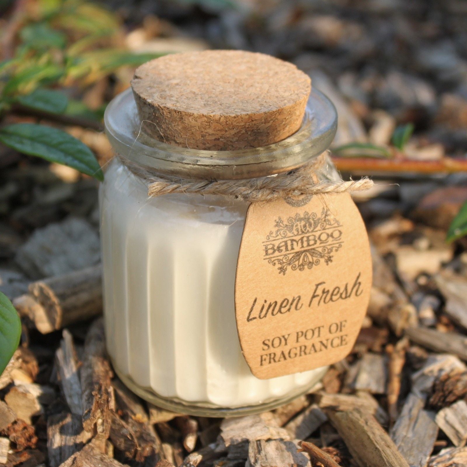 Soy Fragrance Candle Pot – Linen Fresh