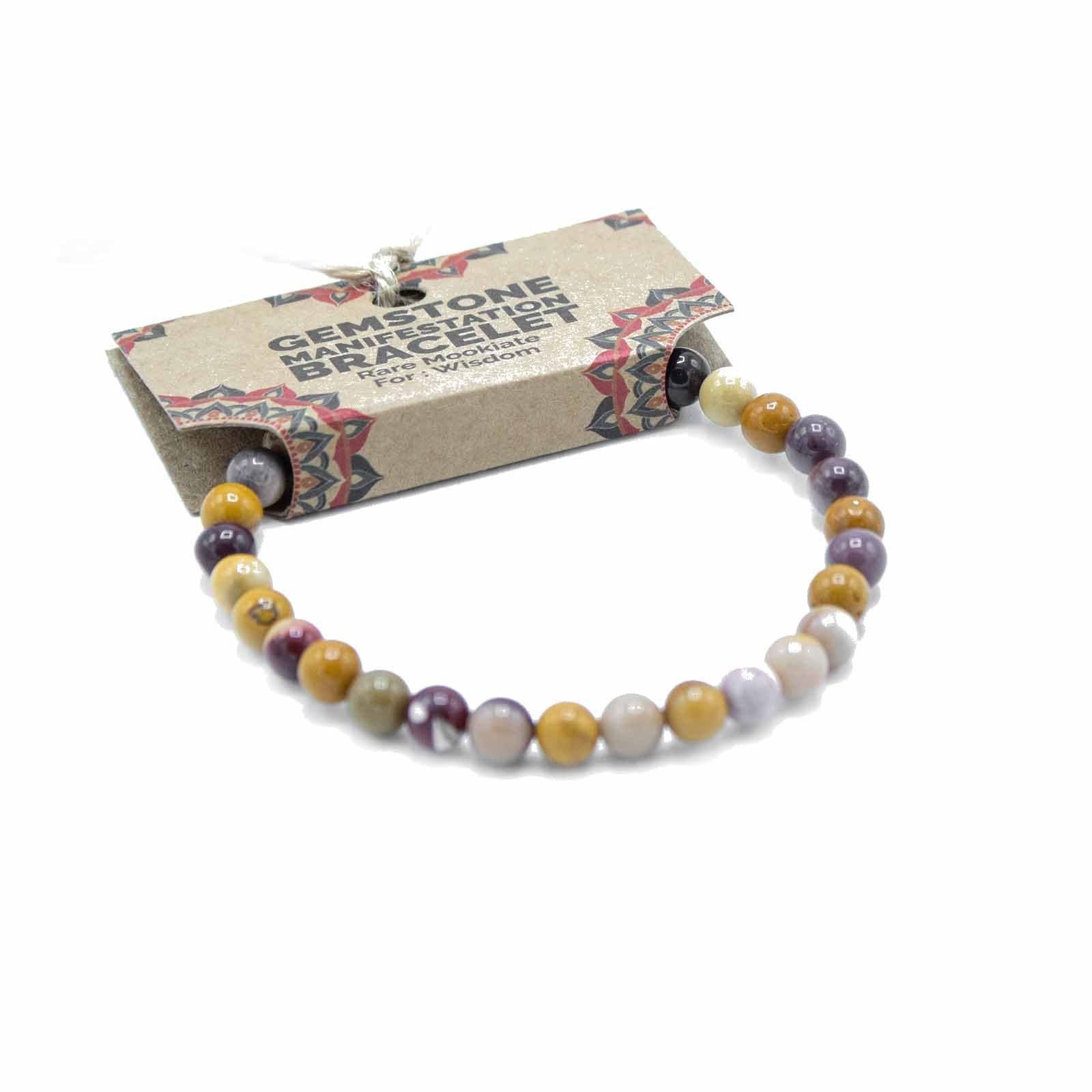 Gemstone Manifestation Bracelet - Rare Mookiate  (Wisdom)