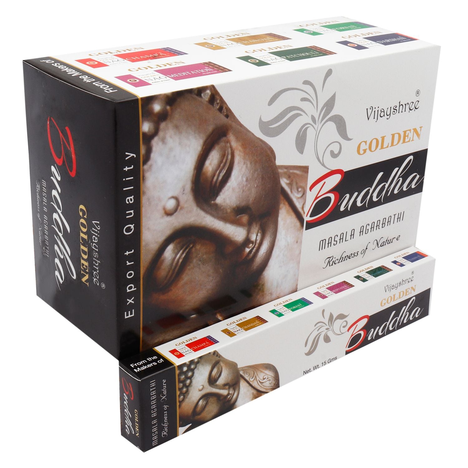 Golden Buddha 15g Räucherstäbchen
