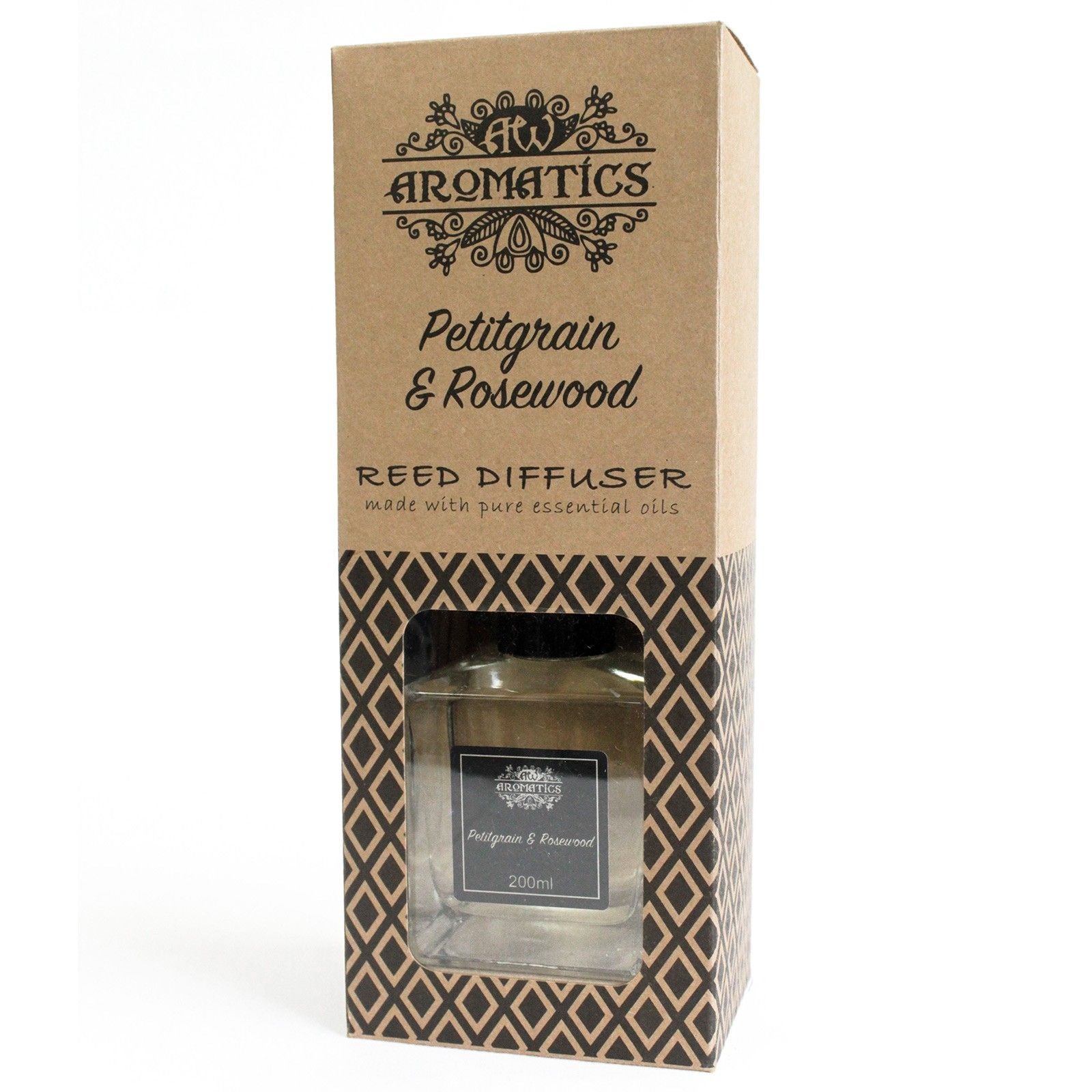 Reed Diffuser 200 ml – Petitgrain & Rosewood