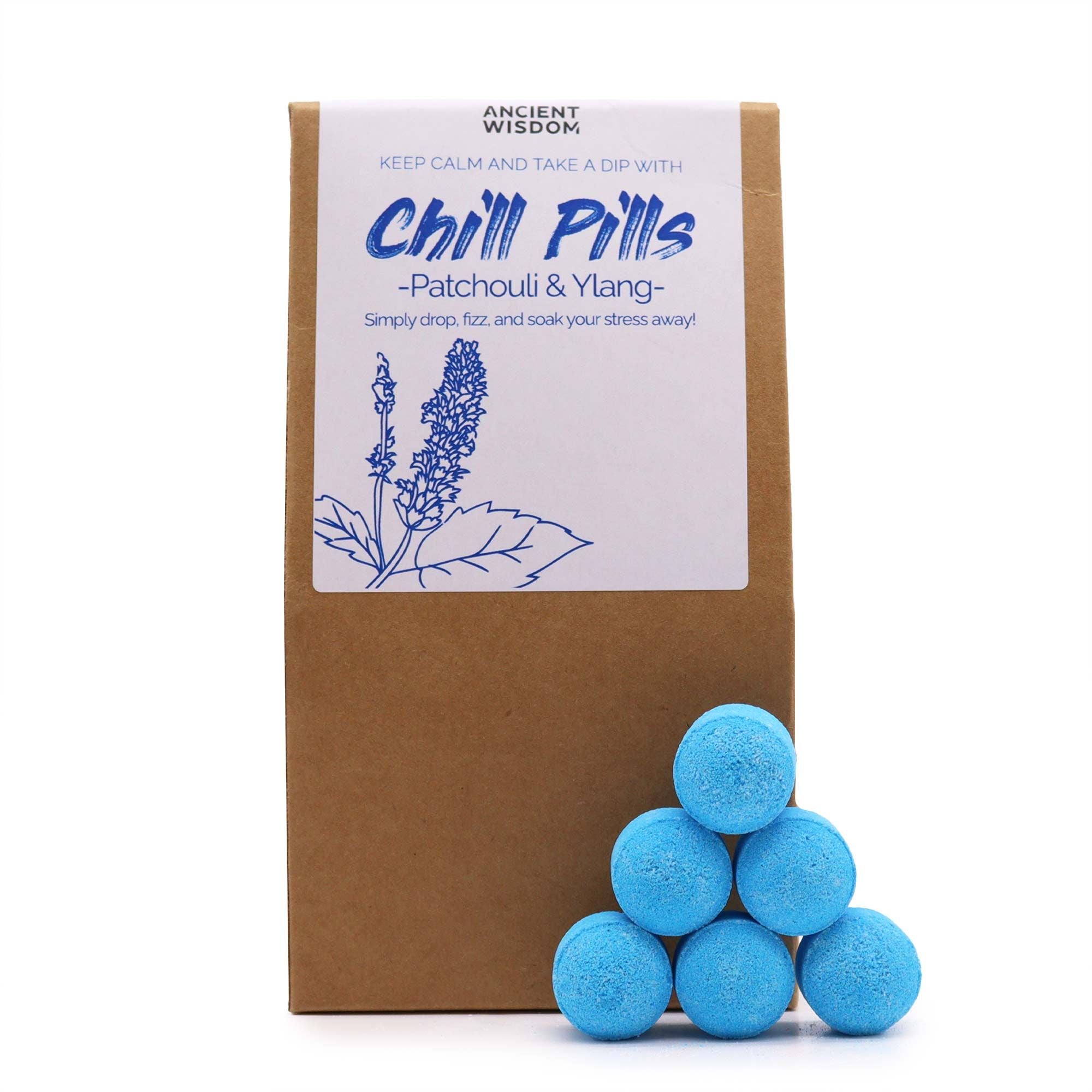 Chill Pills 350g – Ylang & Patchouli