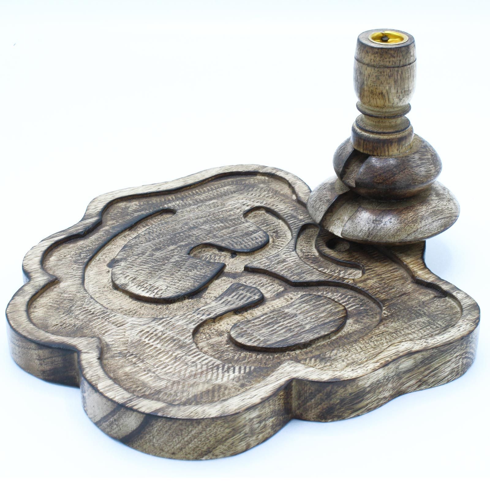 Mango Wood Backflow Burner Large - Ohm