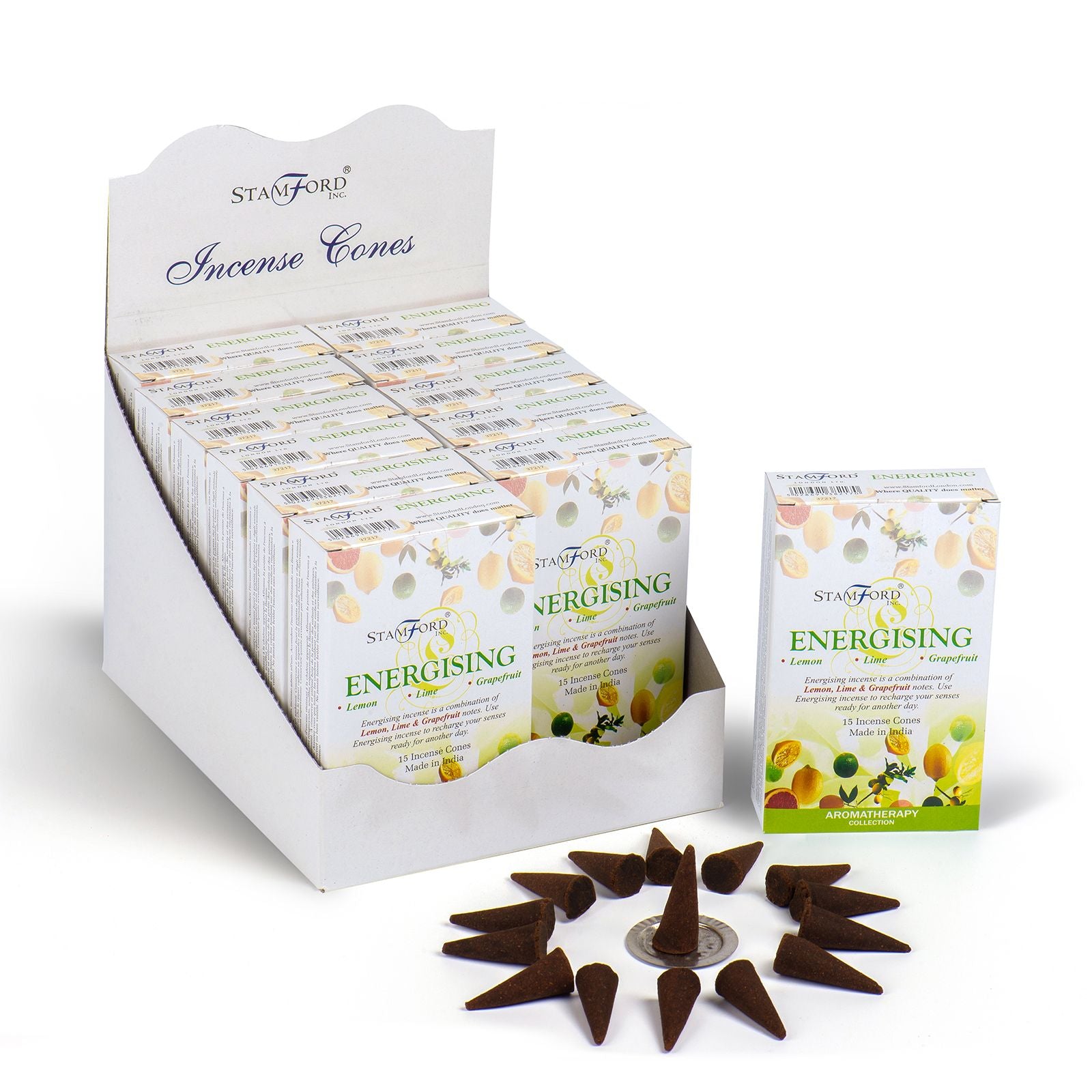 Stamford Incense Cones - Energising