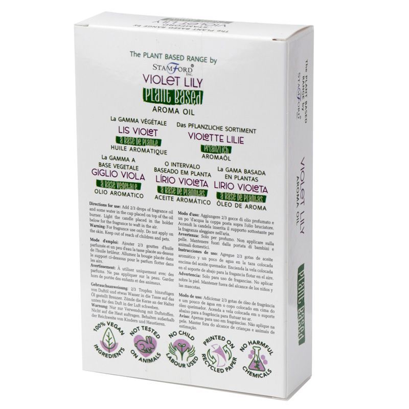 Plant Based Aroma Oil 10ml - Violet Lilly