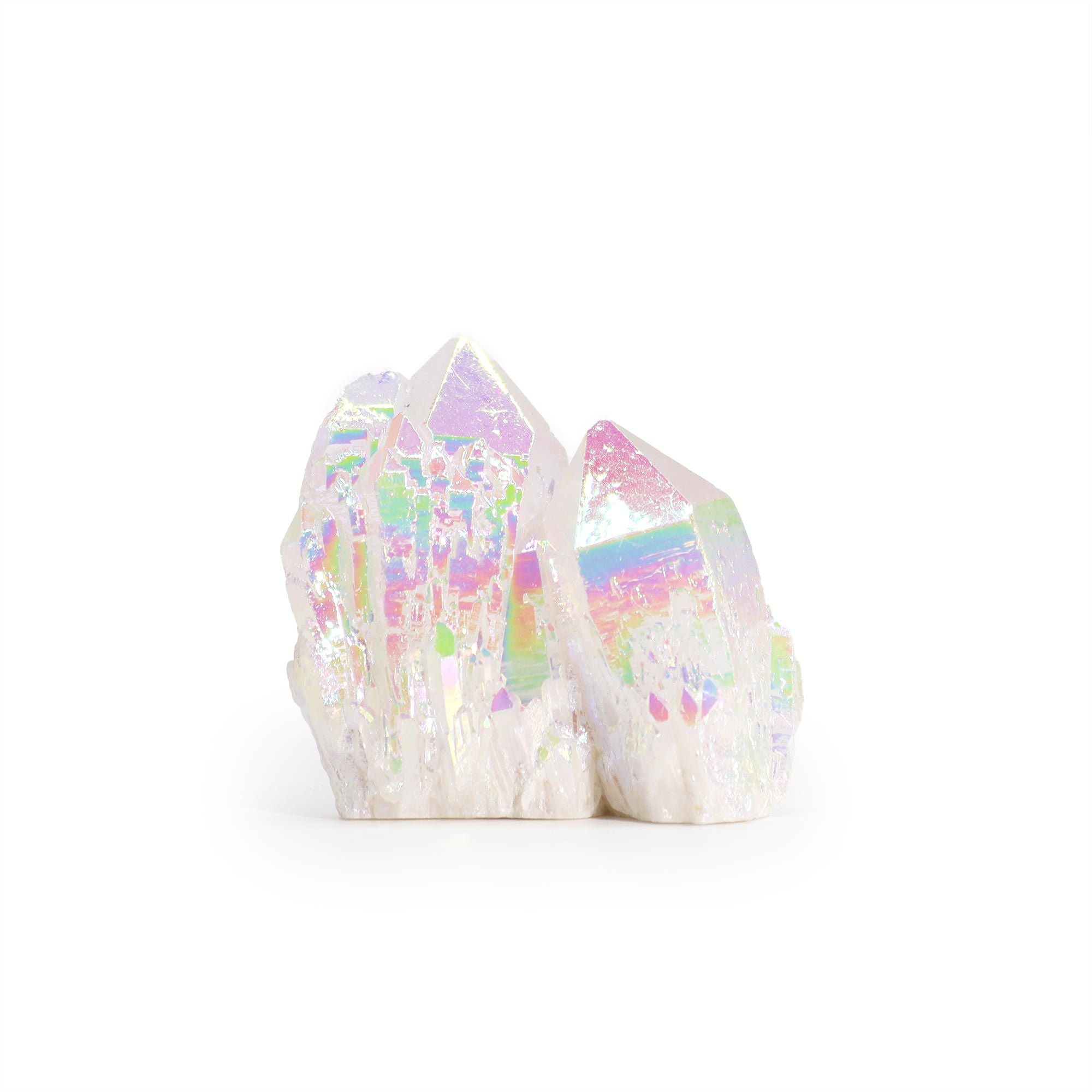 Enhanced Natural Quartz Cluster - Aura Angel Quartz (Approx. 7–10 cm)
