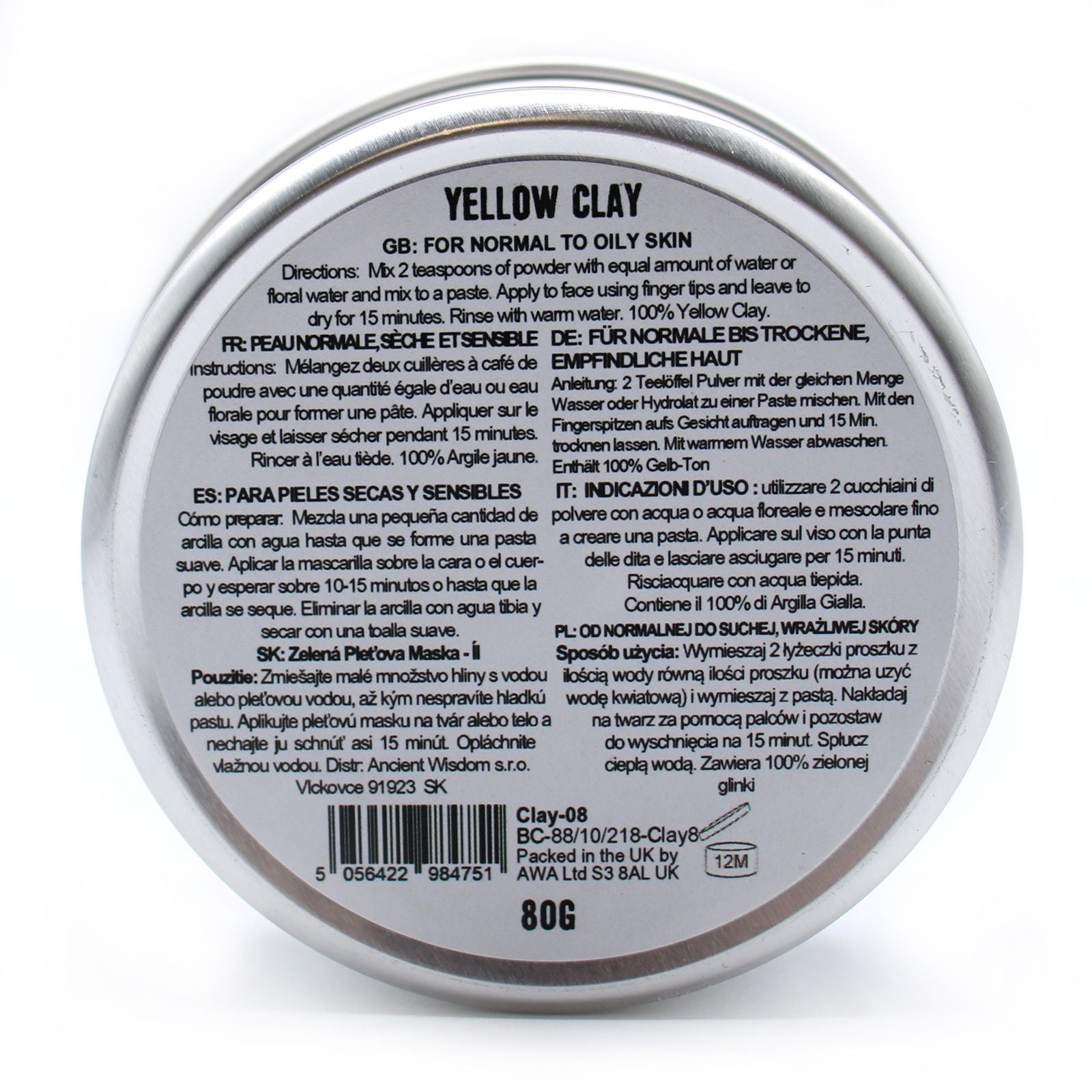 80g Yellow Clay