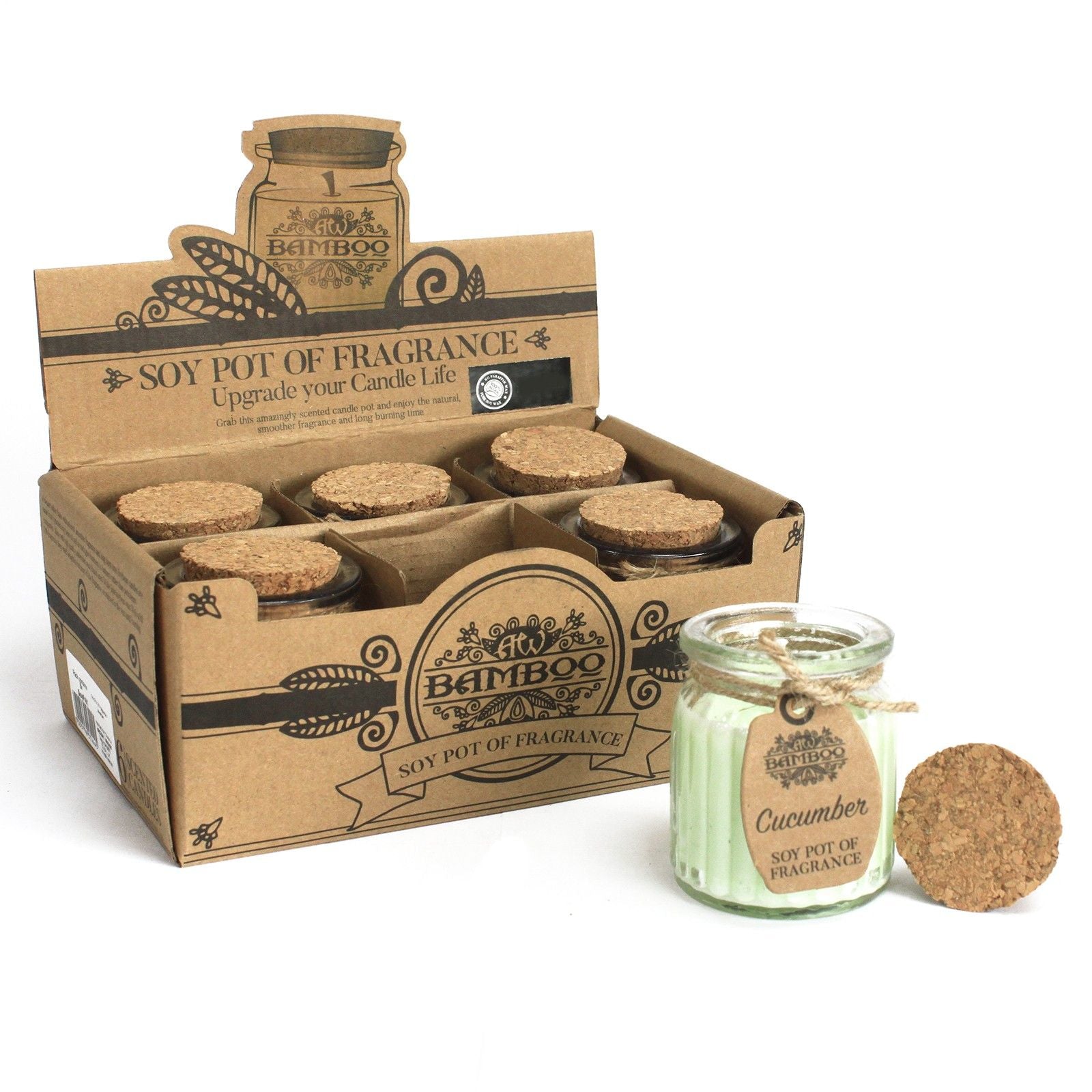 Soy Fragrance Candle Pot – Cucumber