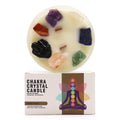 Chakra Large Crystal Candles - Seven Charkra