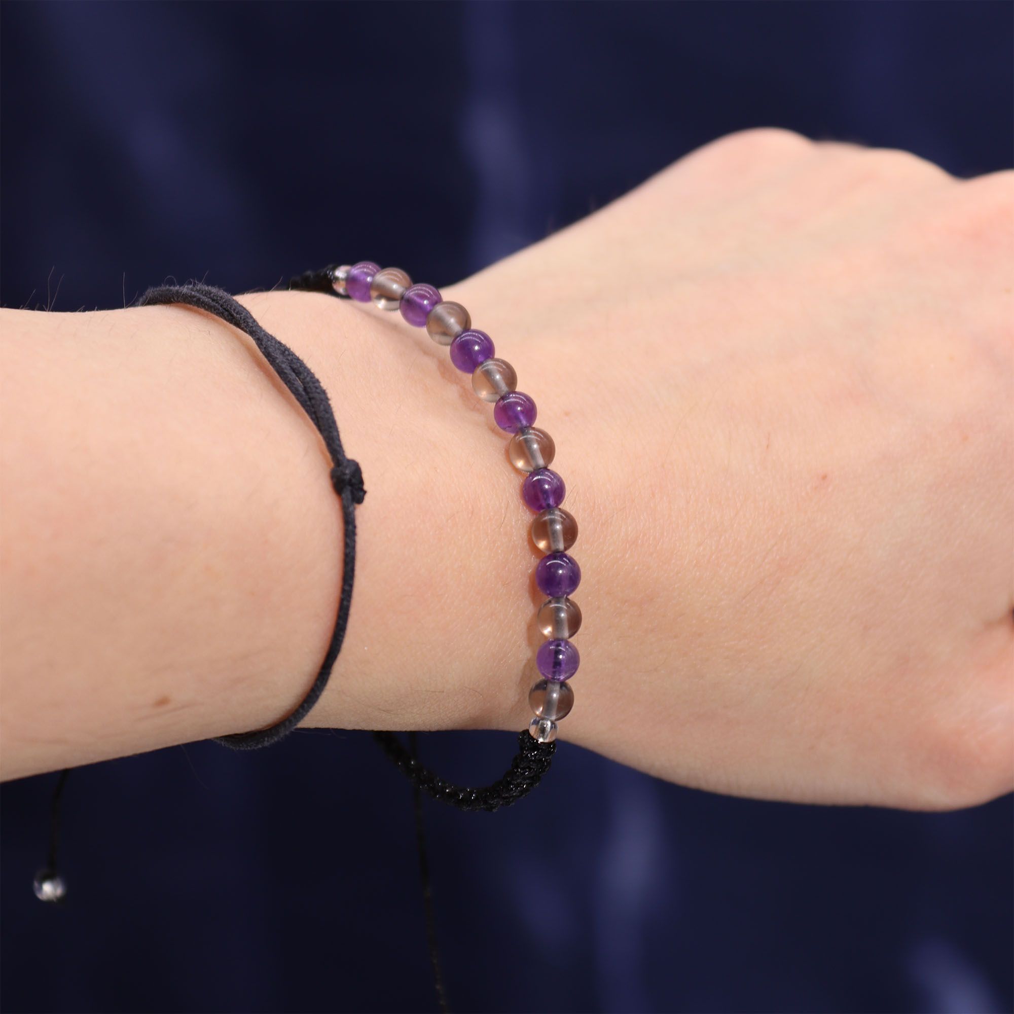 Zodiac Crystal Candle + Gemstone Bracelet - Capricorn