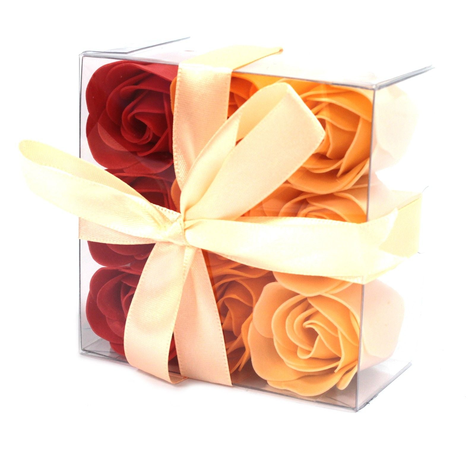 Flower Box - Peach Roses