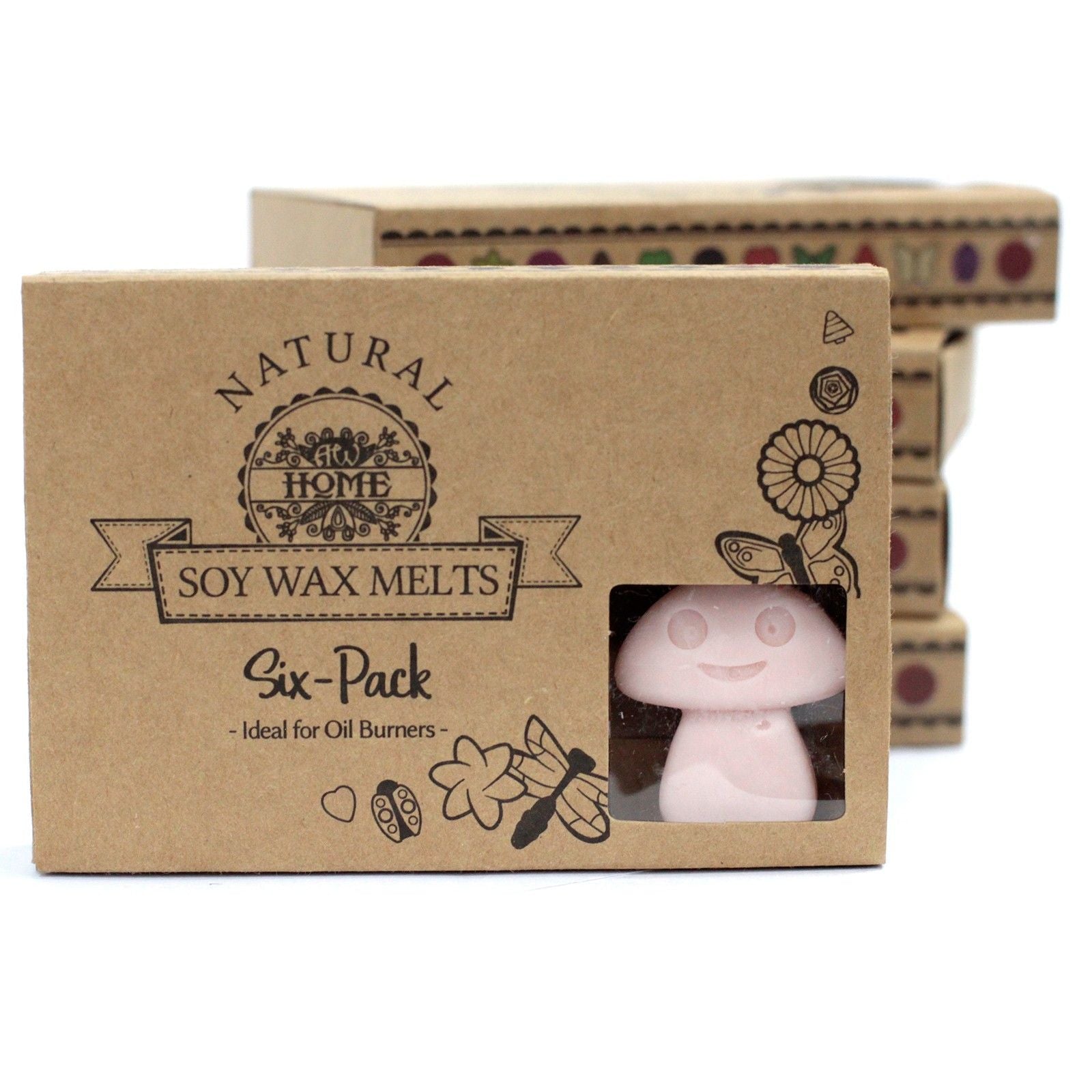 Box of 6 Wax Melt Mushrooms - Dark Sandalwood