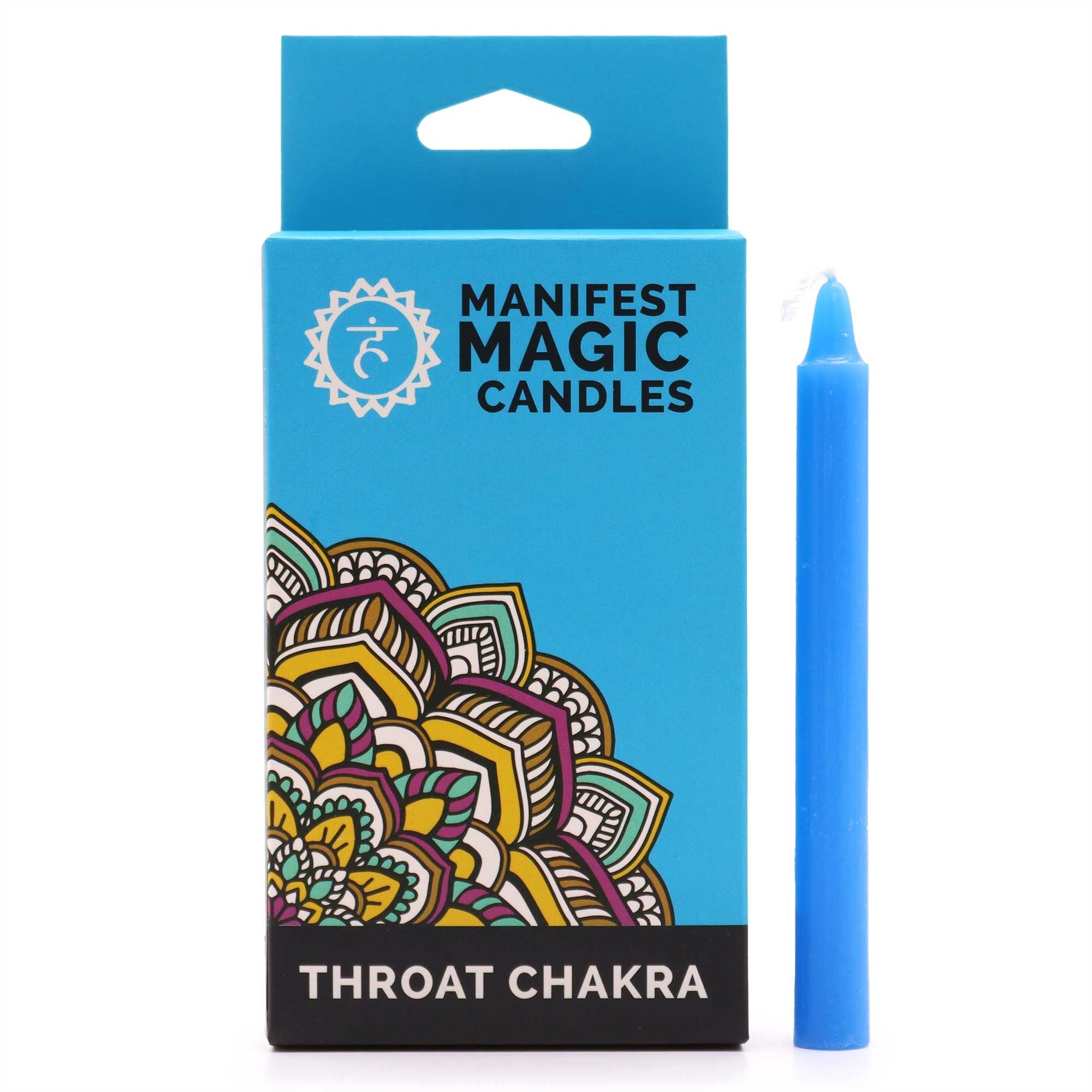 Manifest Magic Candles 12 Pack – Throat Chakra