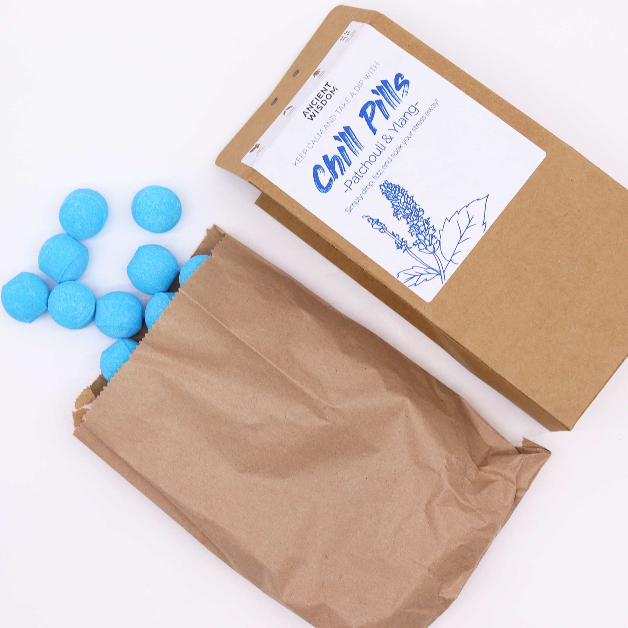 Chill Pills 350g – Ylang & Patchouli