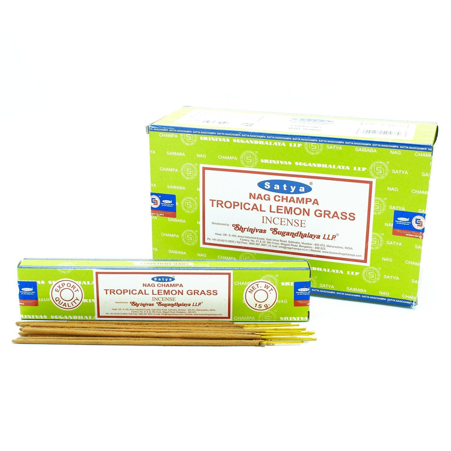 Satya Incense 15g - Tropical Lemongrass