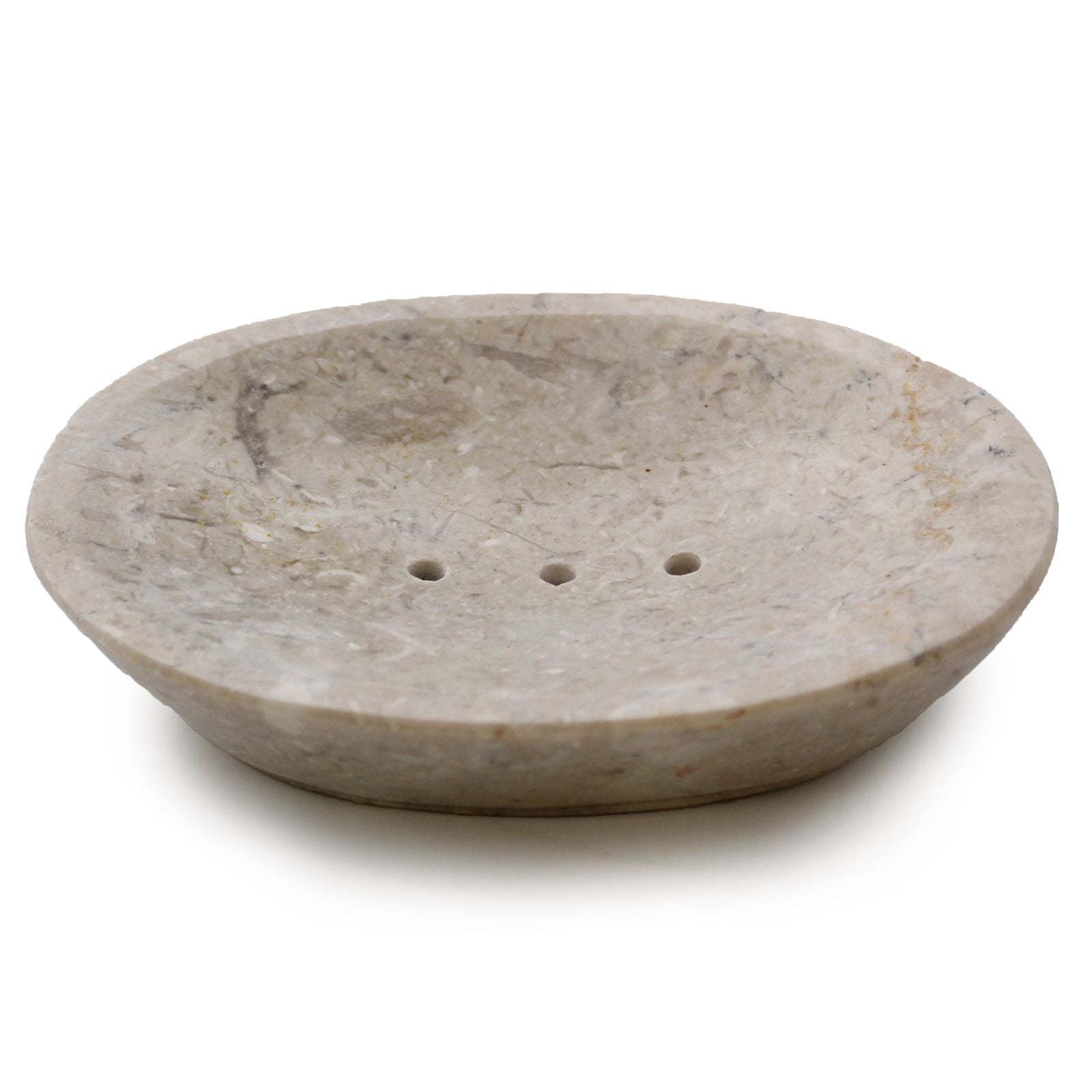 Marble – Cream Oval Soap Dish