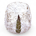 Natural Floral Glass – Straight Candle Holder – Pino