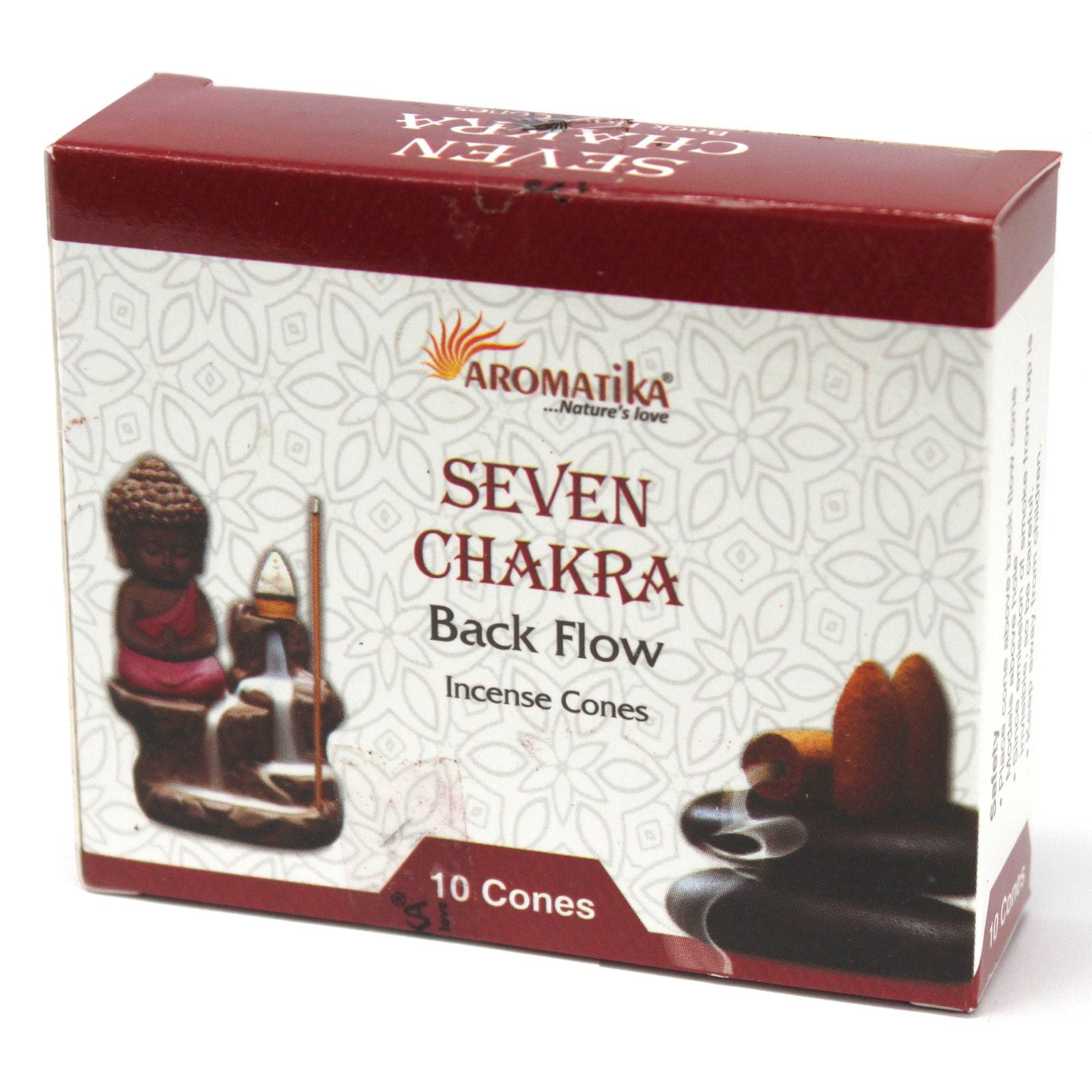 Aromatica Backflow Incense Cones - Seven Chakras