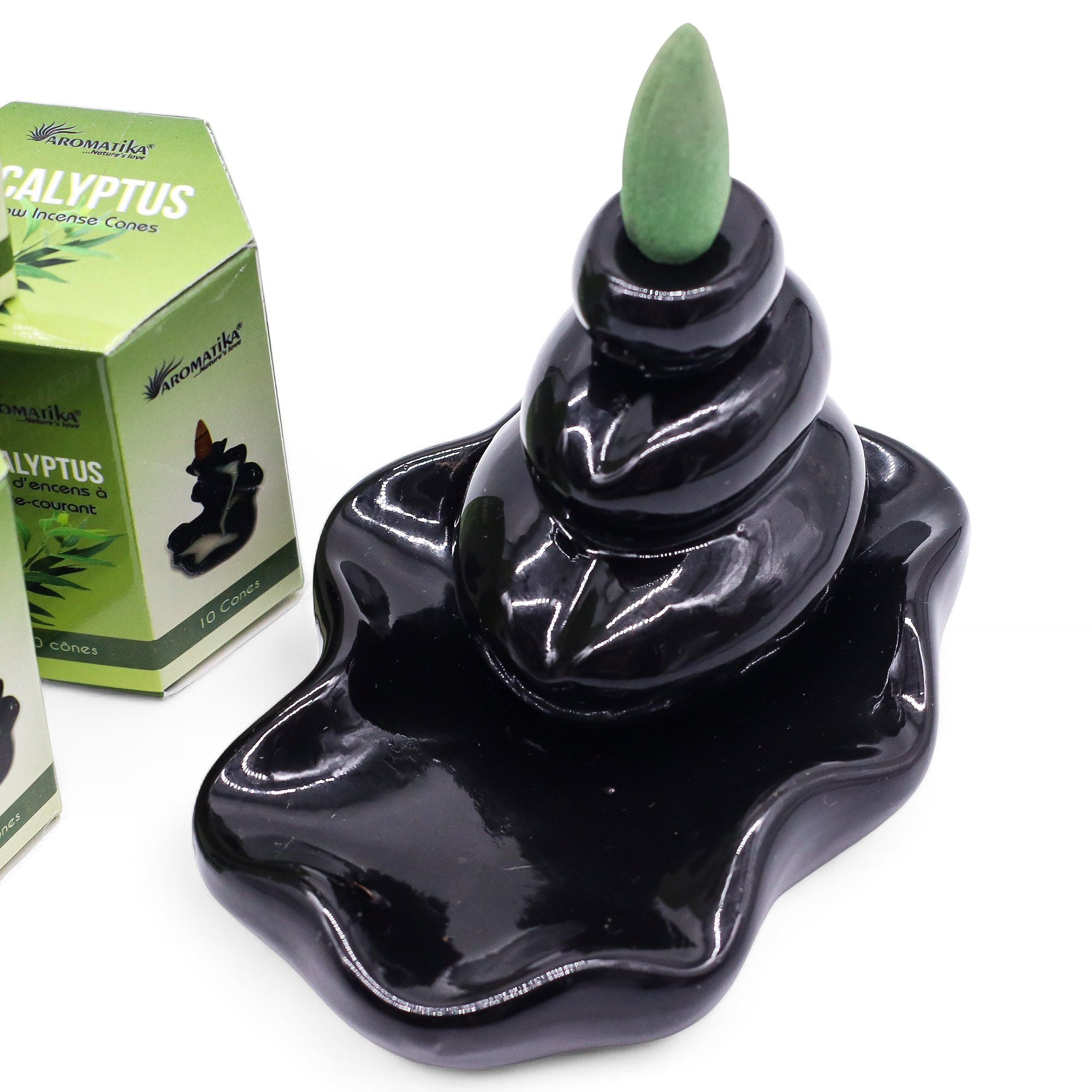 Masala Backflow Incense Cones - Eucalyptus